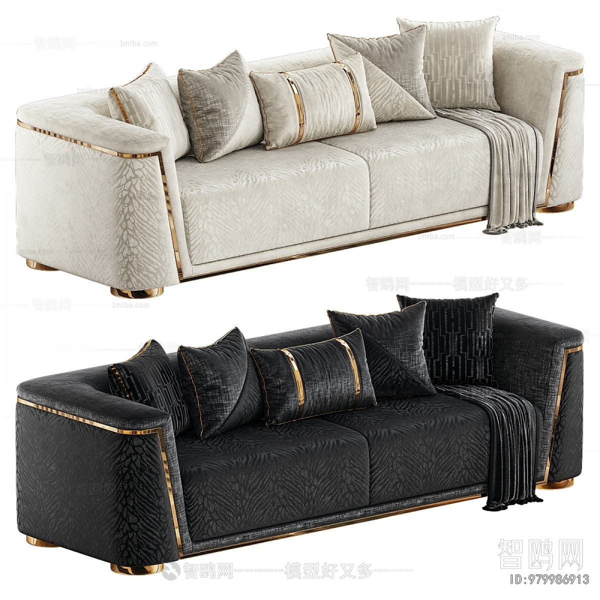 Modern Three-seat Sofa