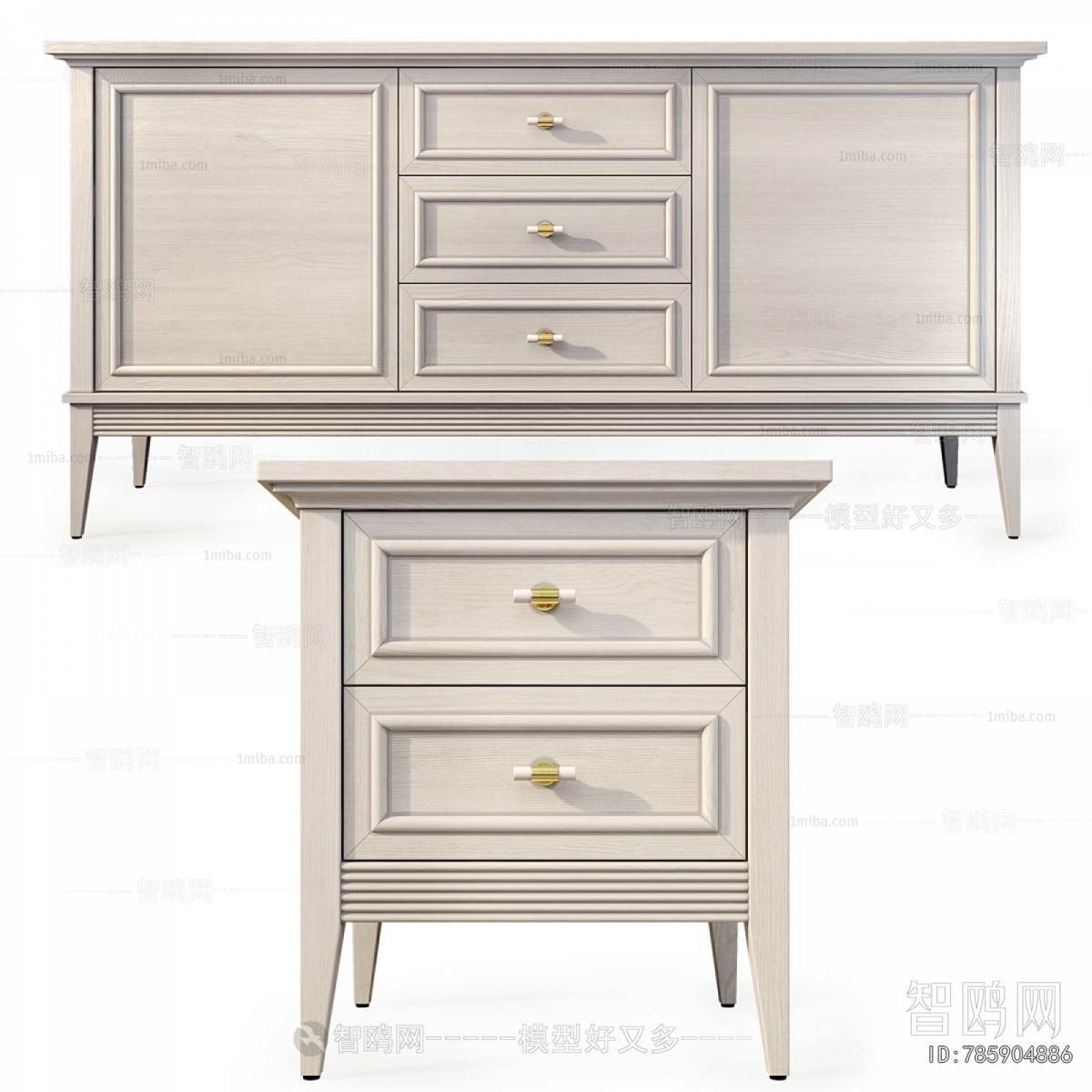 American Style Bedside Cupboard