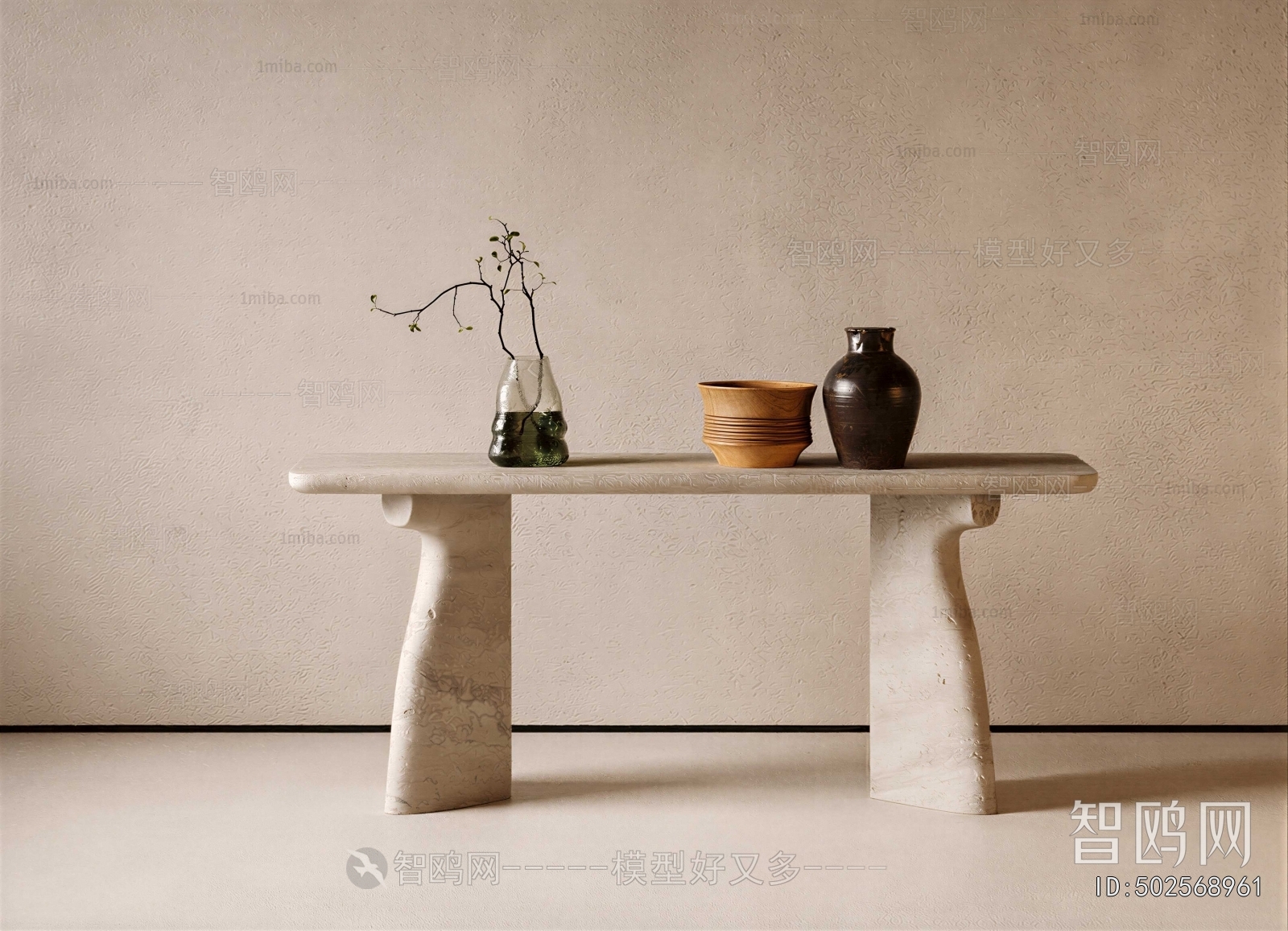 Wabi-sabi Style Console