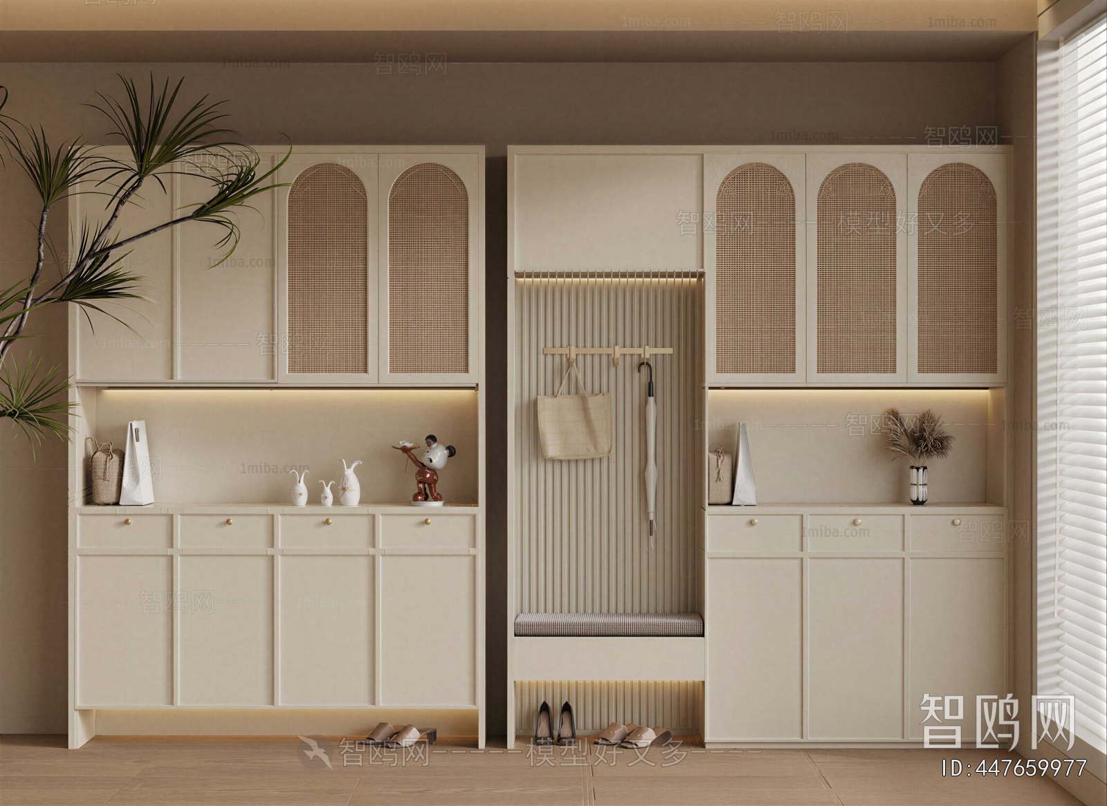 French Style Shoe Cabinet