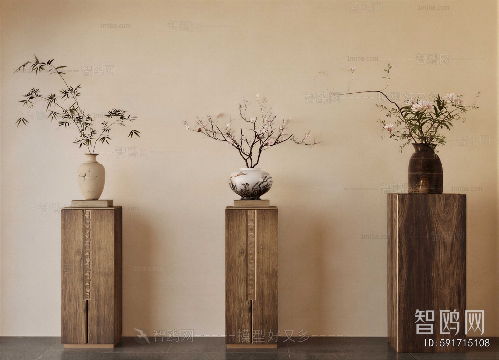 Wabi-sabi Style Dried Branch