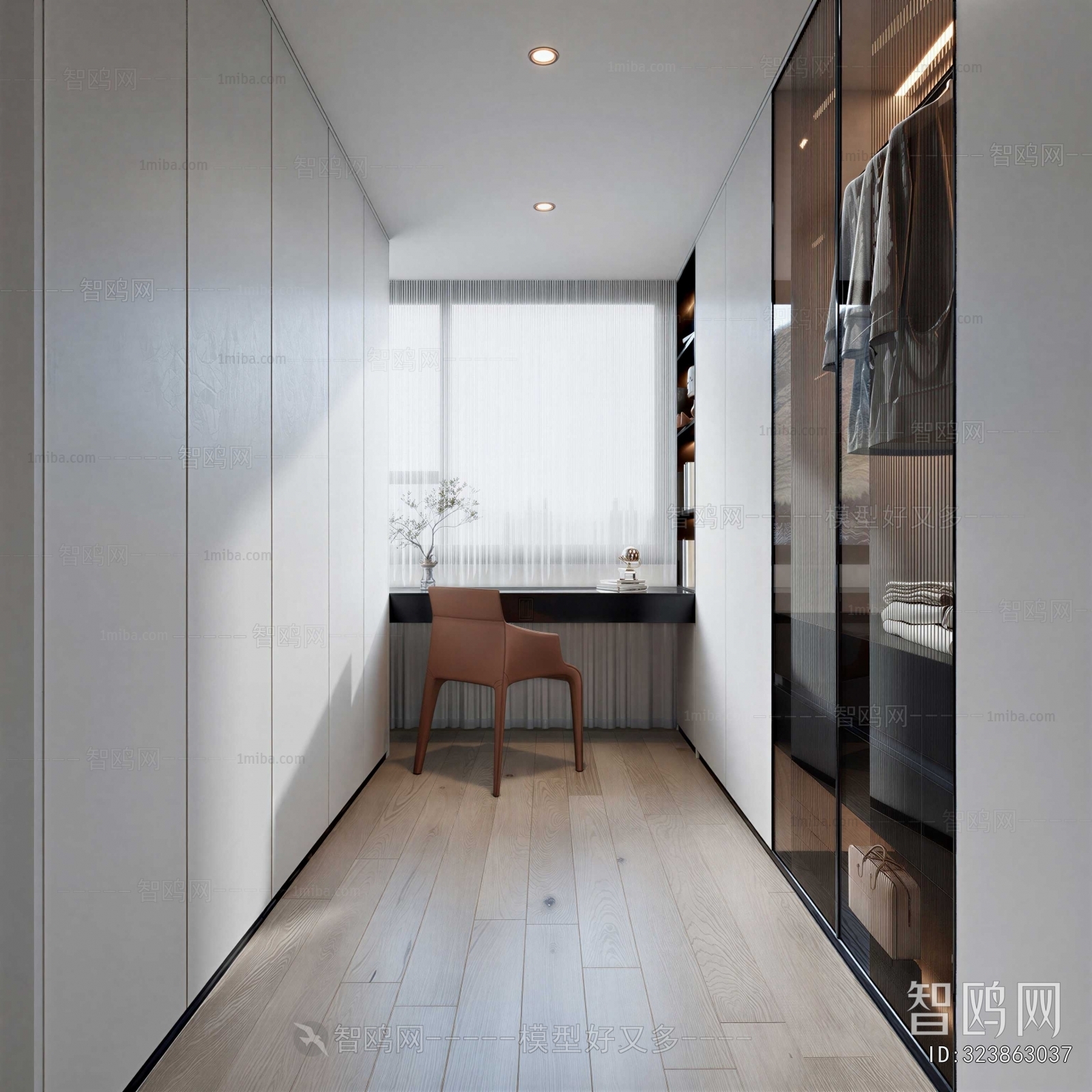 Modern Clothes Storage Area