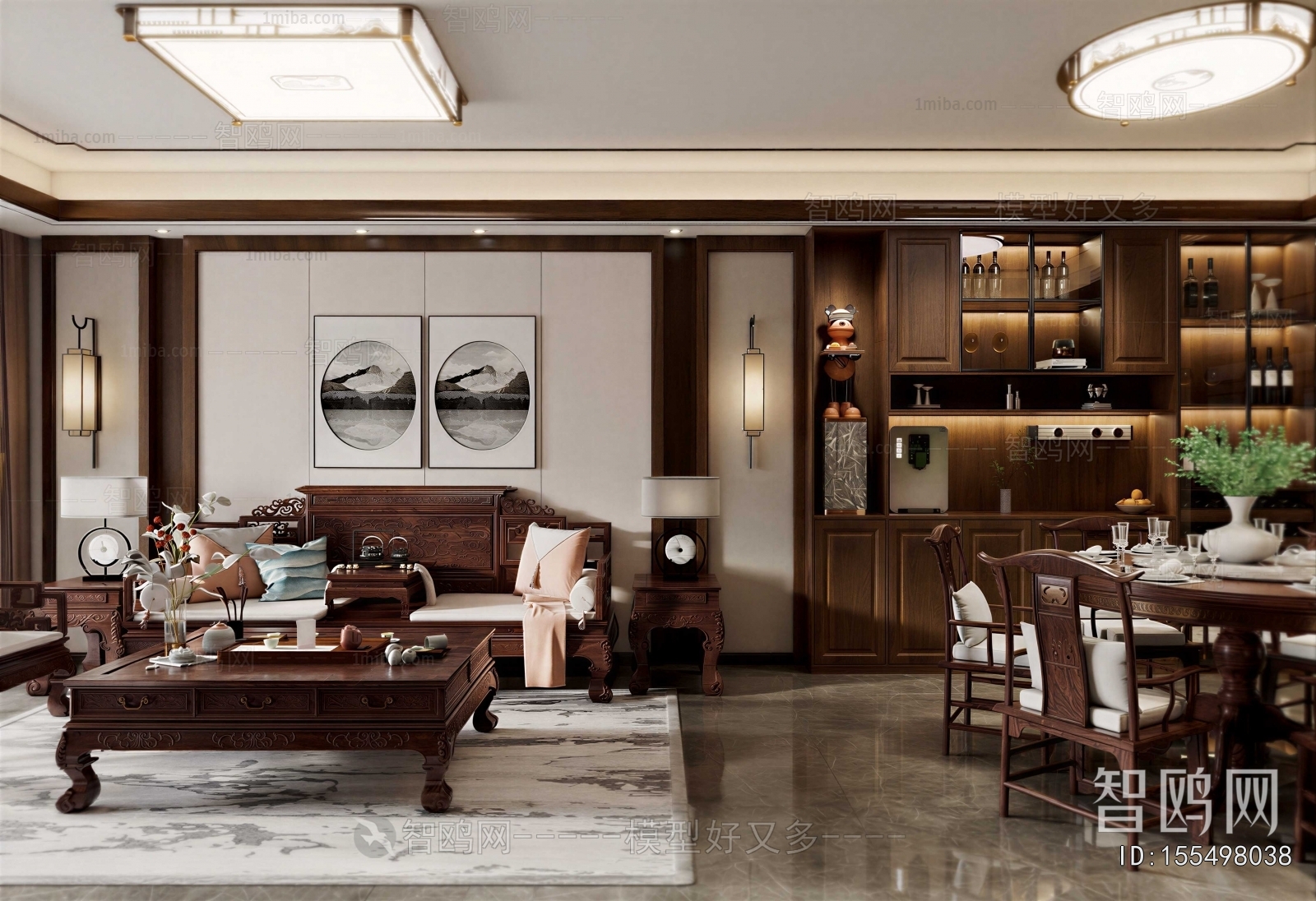 Chinese Style A Living Room