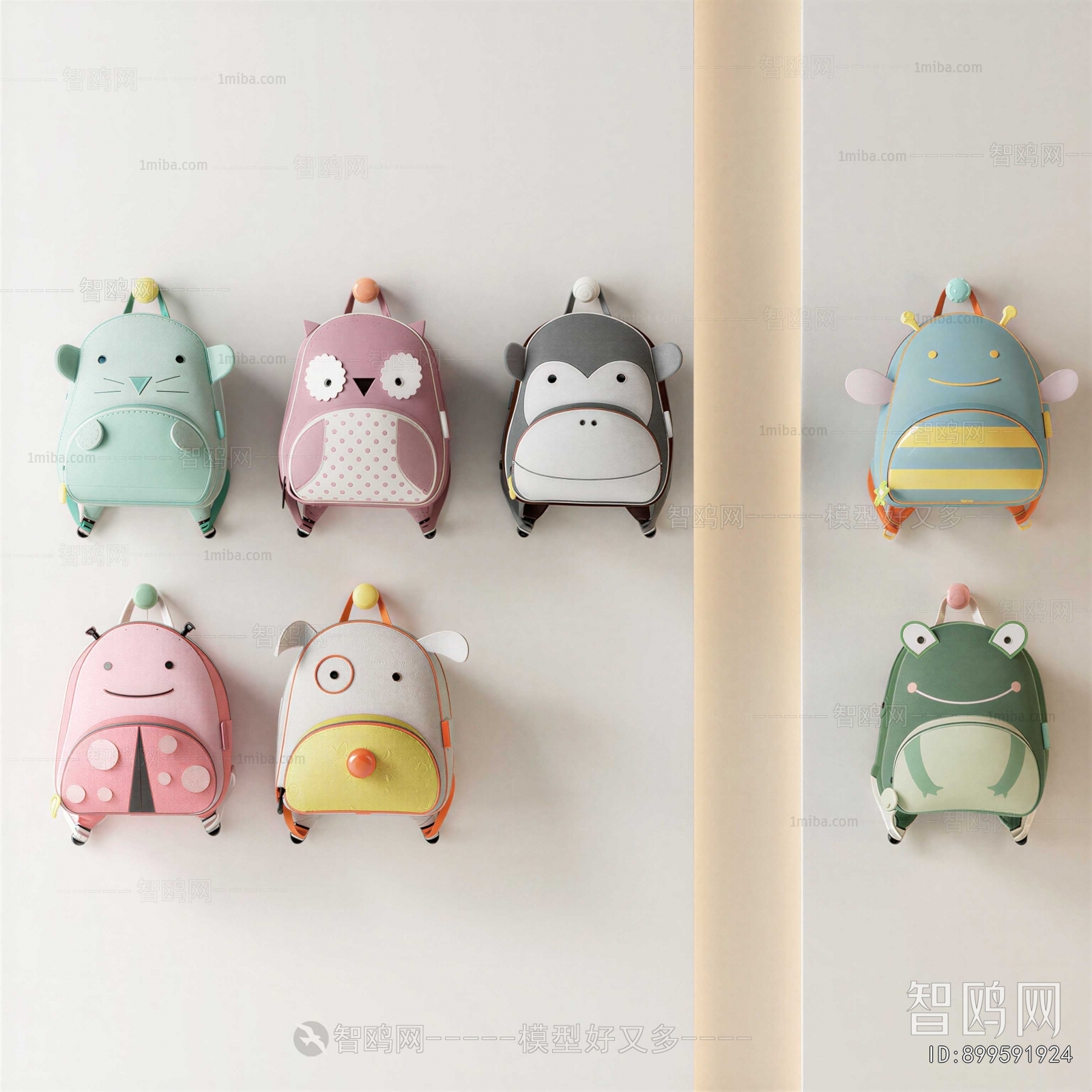 Modern Backpack And Backpack