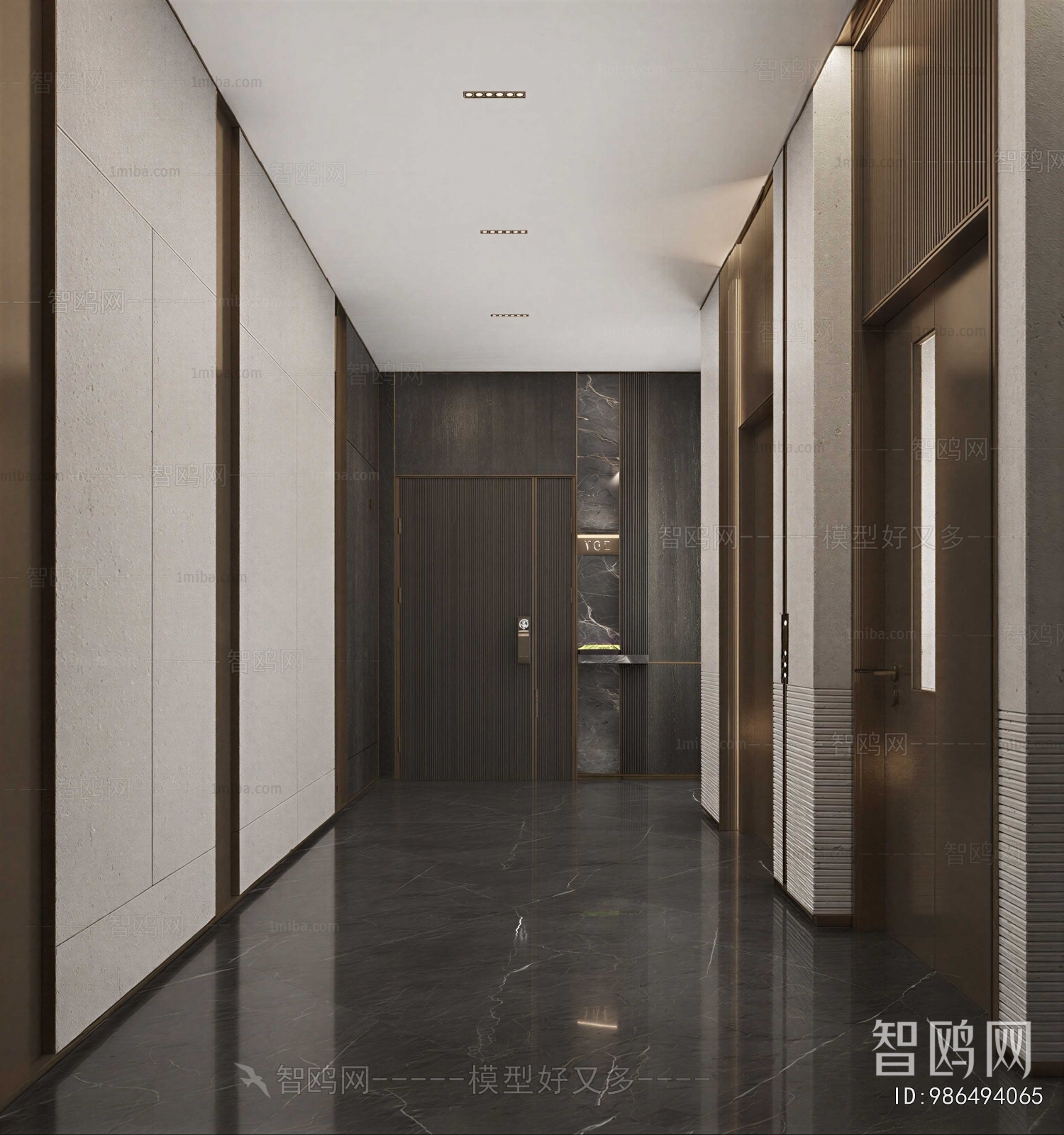Modern Corridor/elevator Hall
