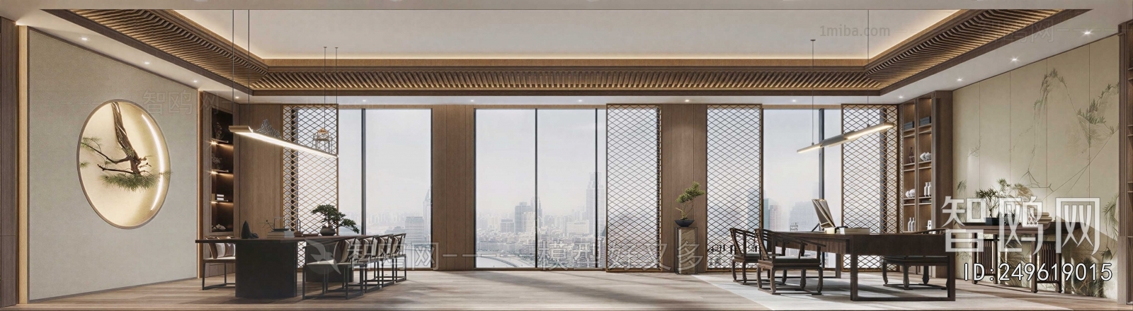 New Chinese Style Manager's Office