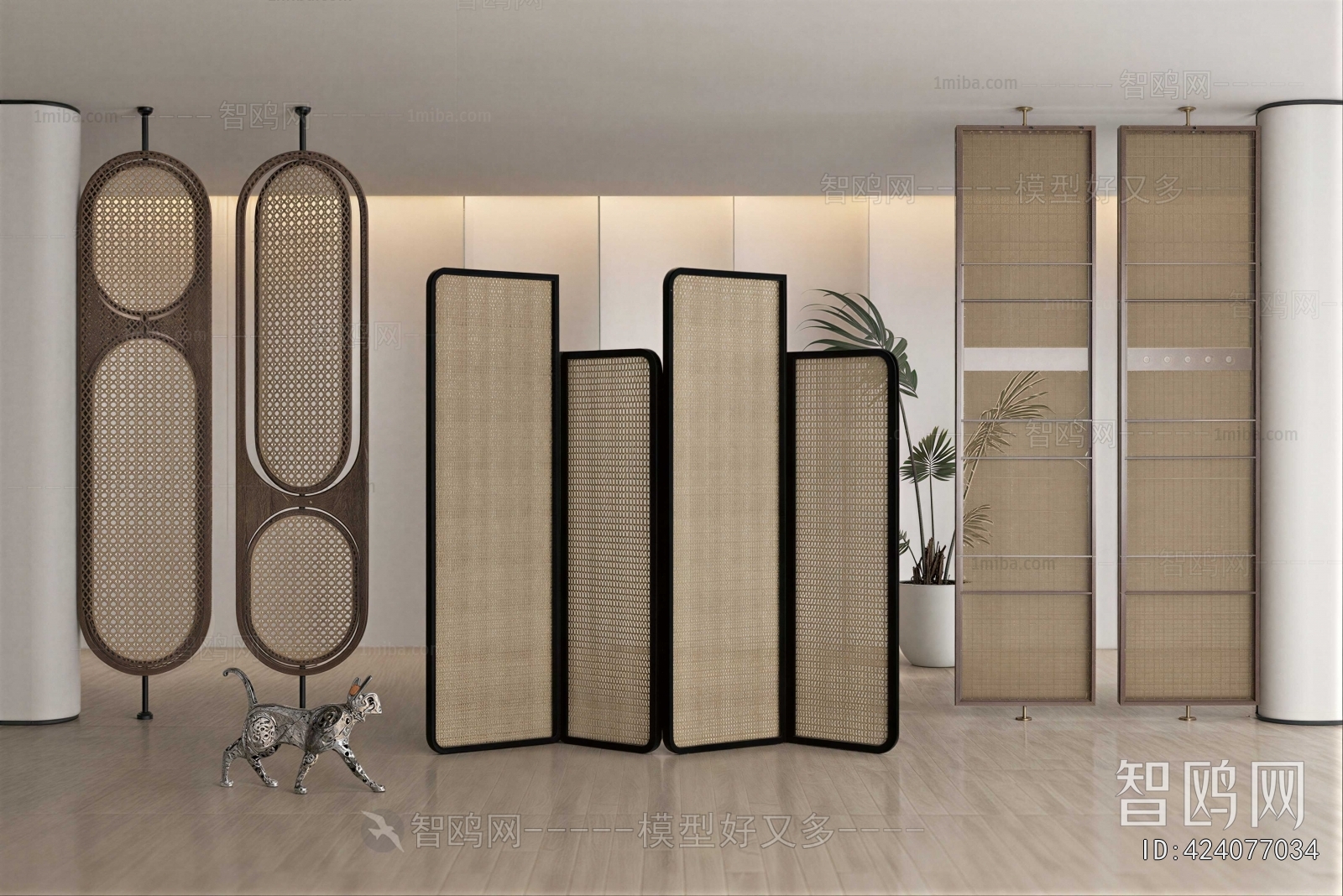 Wabi-sabi Style Partition