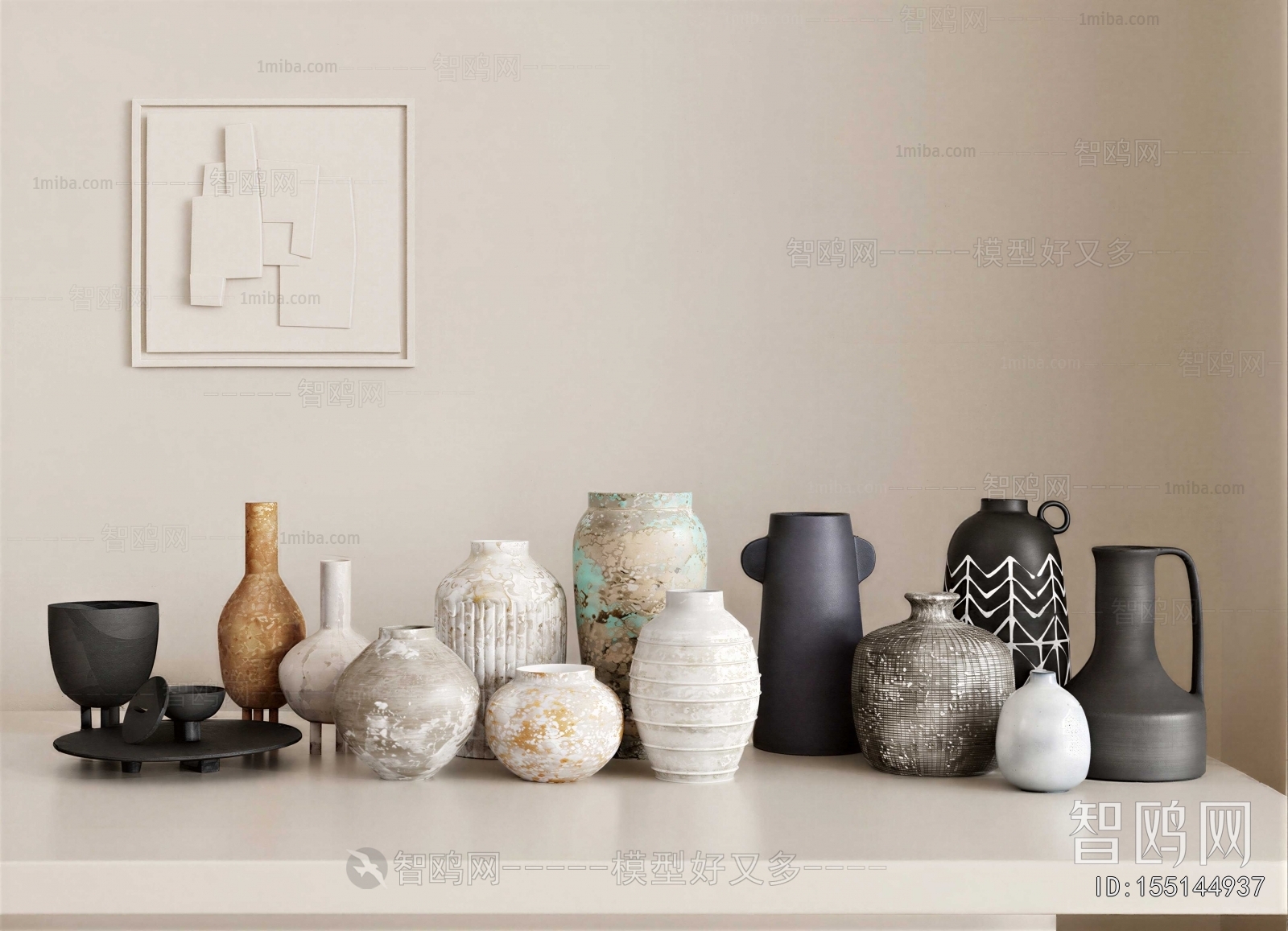 Wabi-sabi Style Clay Pot