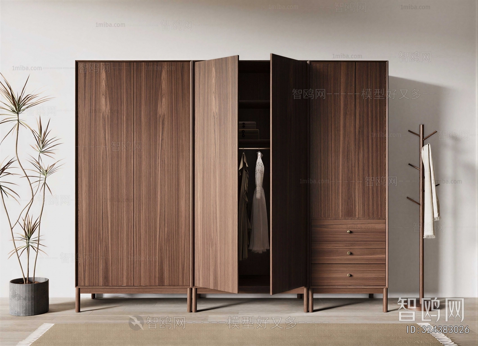 New Chinese Style The Wardrobe