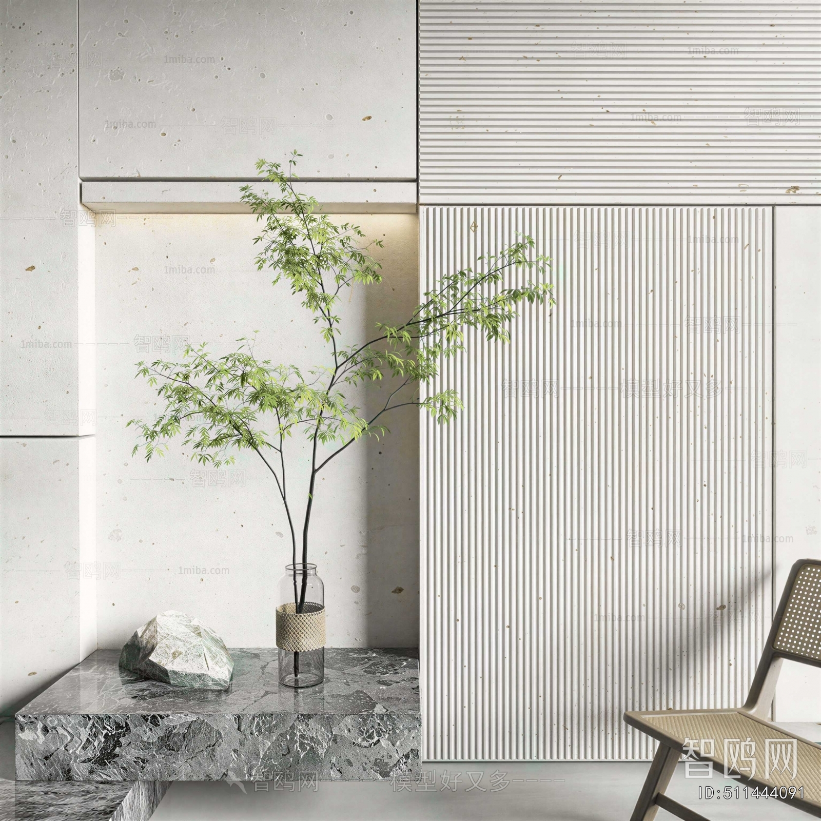 Modern Aquatic Green Plant