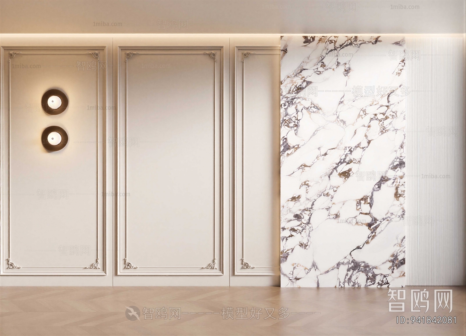 French Style TV Wall