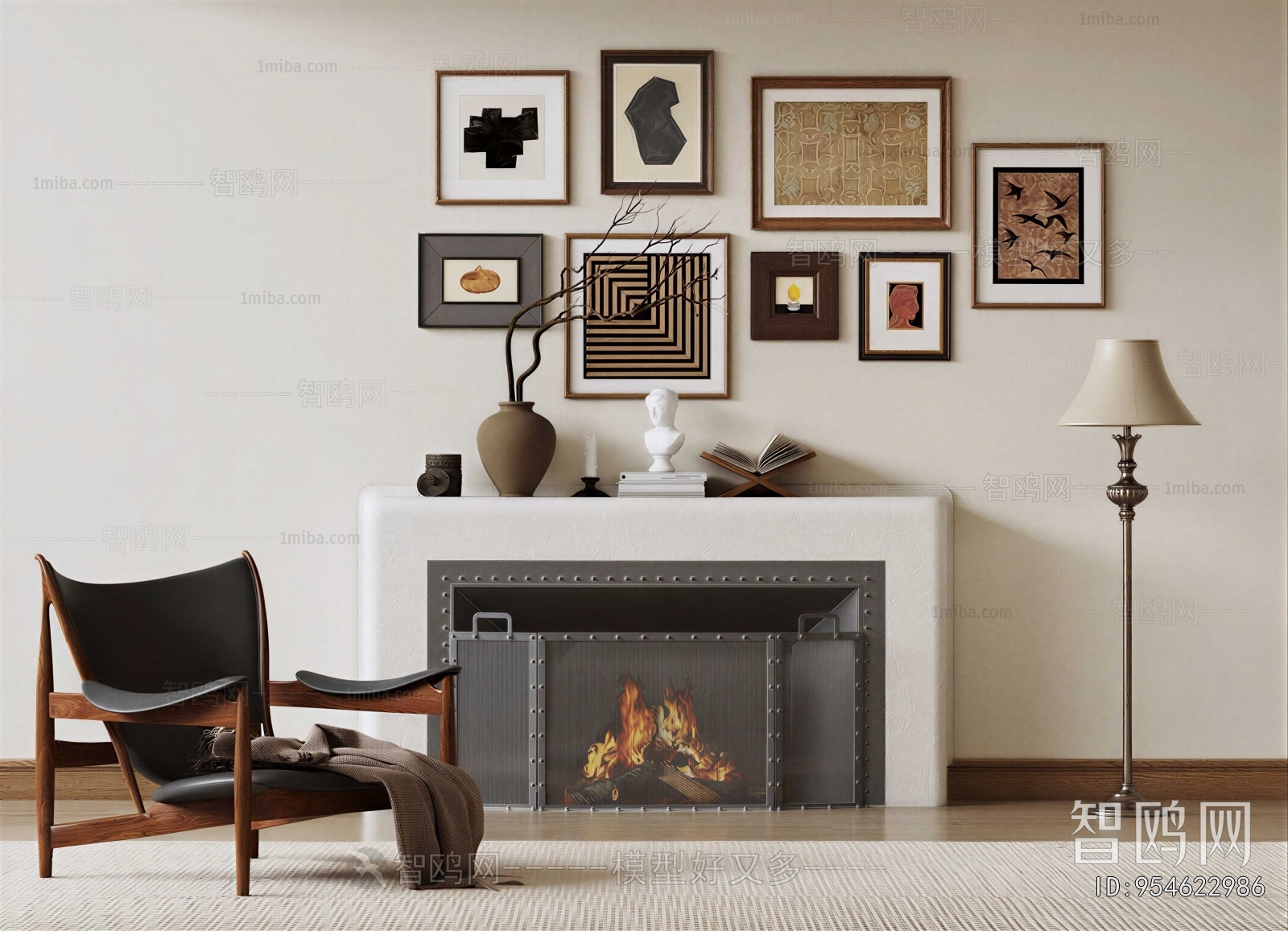 French Style Fireplace