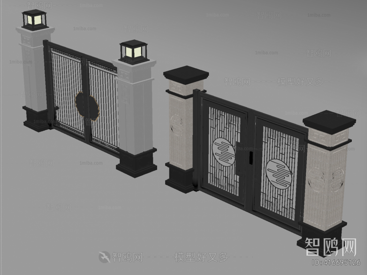 New Chinese Style Gate