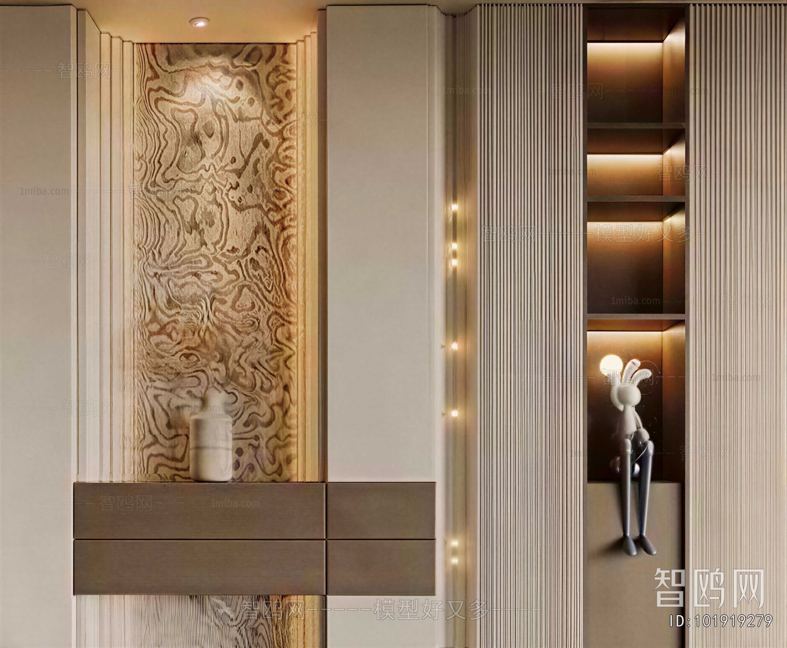 Modern Entrance Cabinet