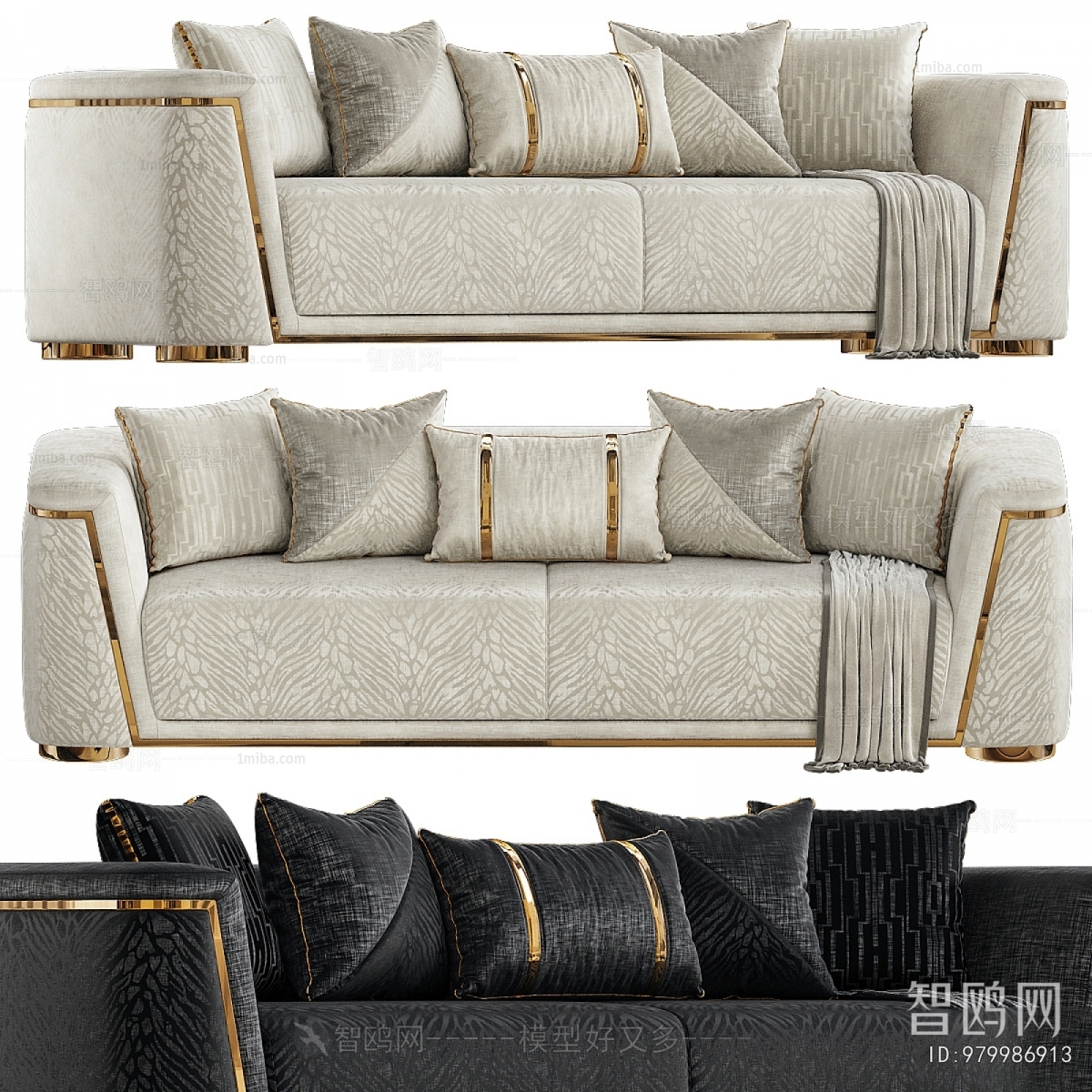 Modern Three-seat Sofa