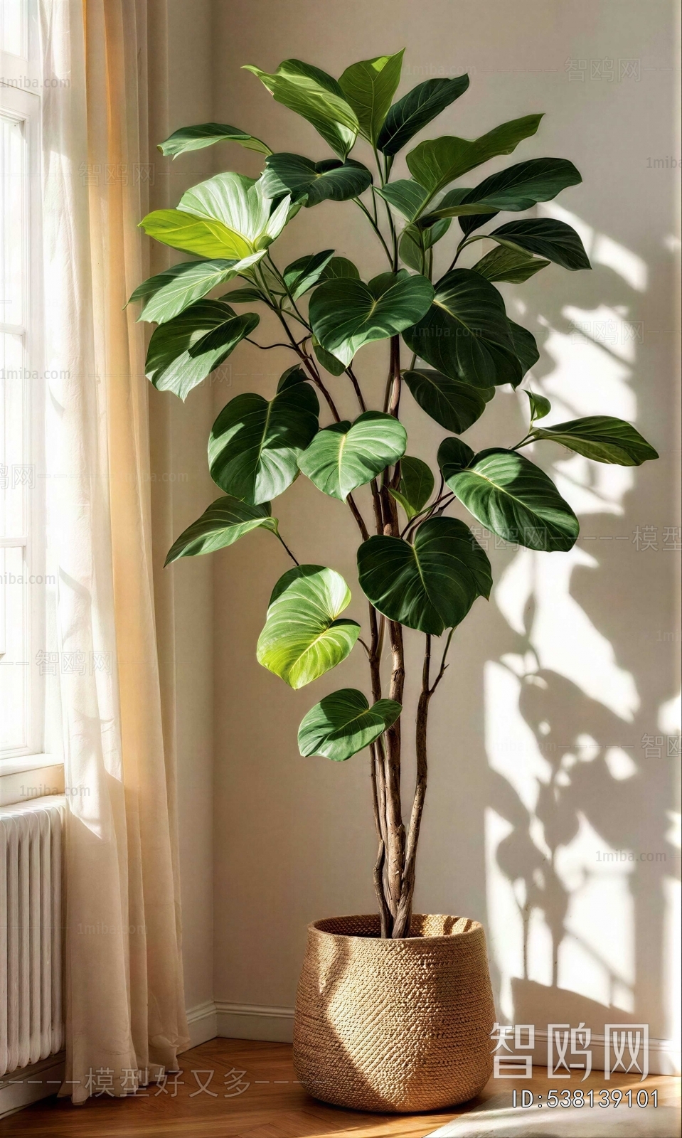 Modern Ground Green Plant Potted Plants