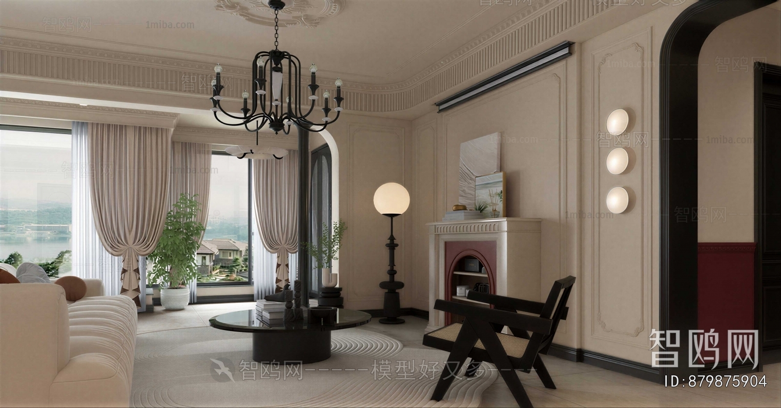 French Style A Living Room