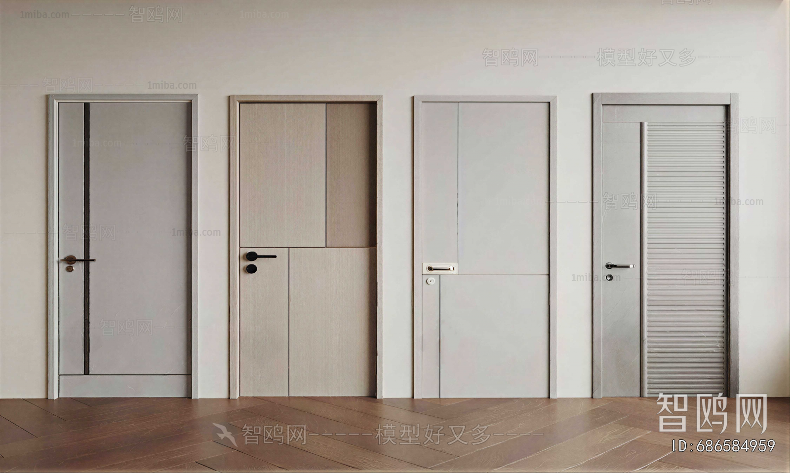 Modern Single Door