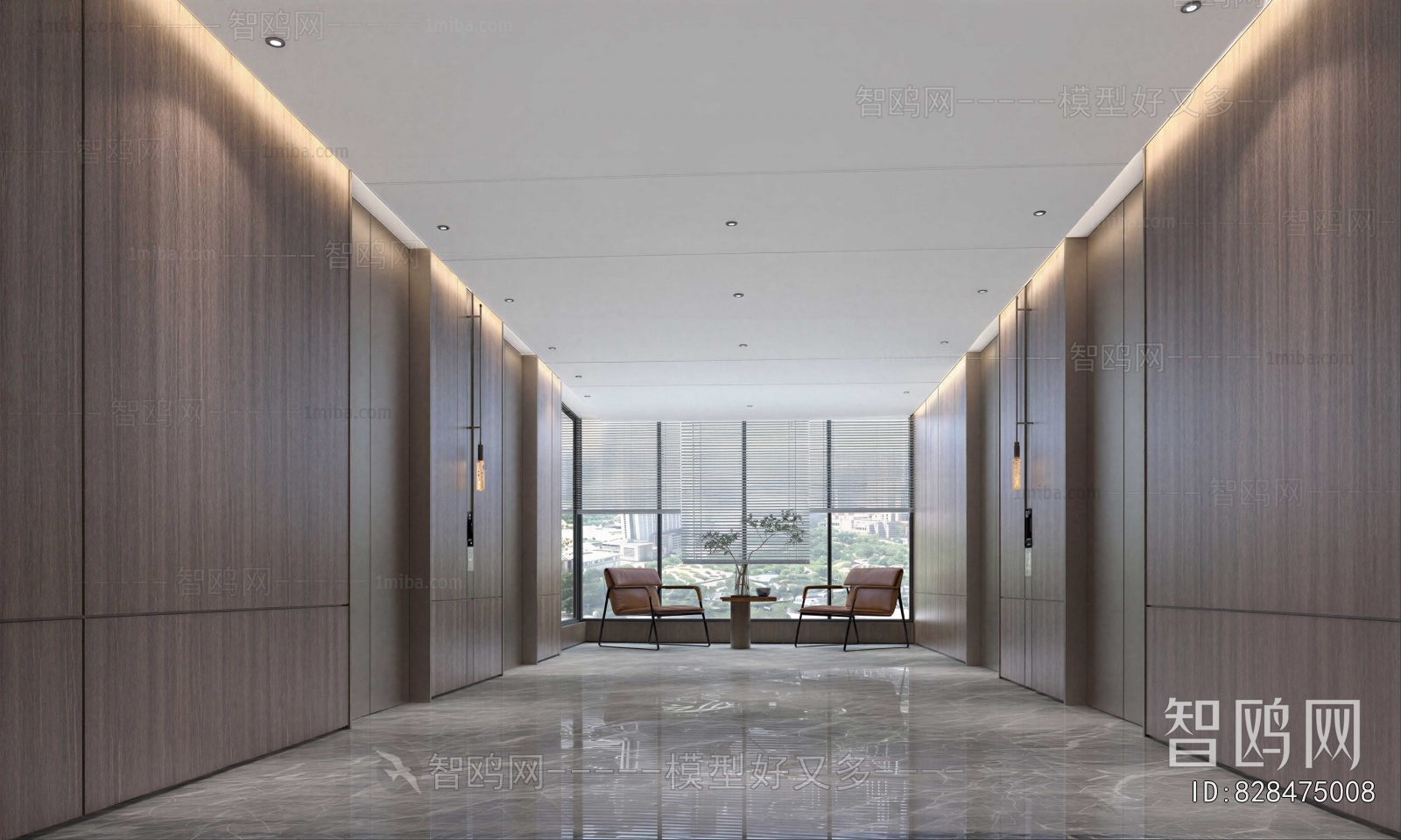 Modern Elevator Hall