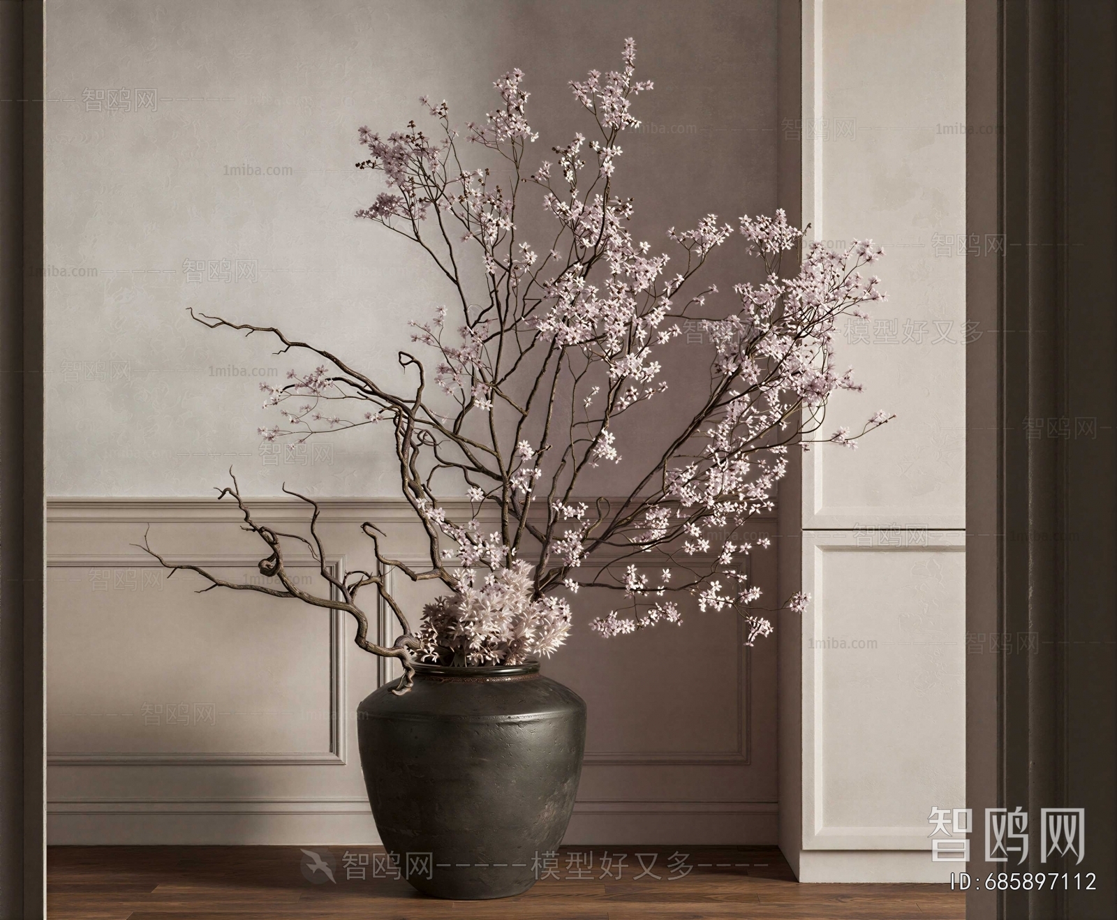 Wabi-sabi Style Flower Arrangement