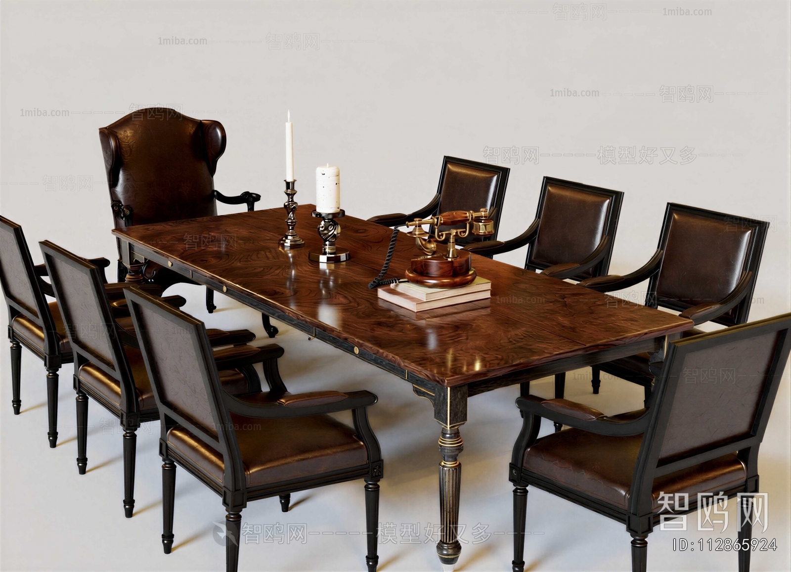 European Style Dining Table And Chairs
