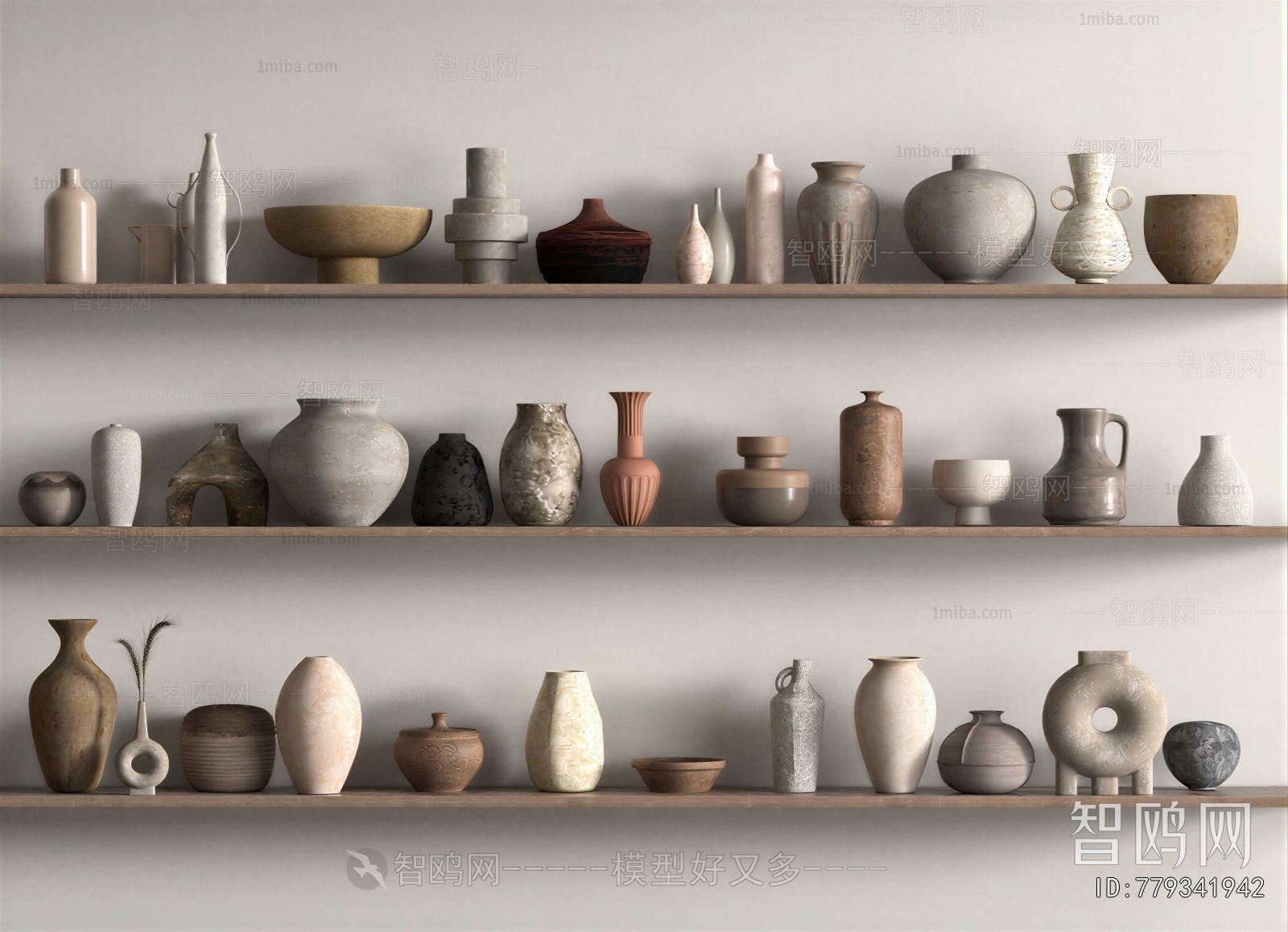 Wabi-sabi Style Clay Pot