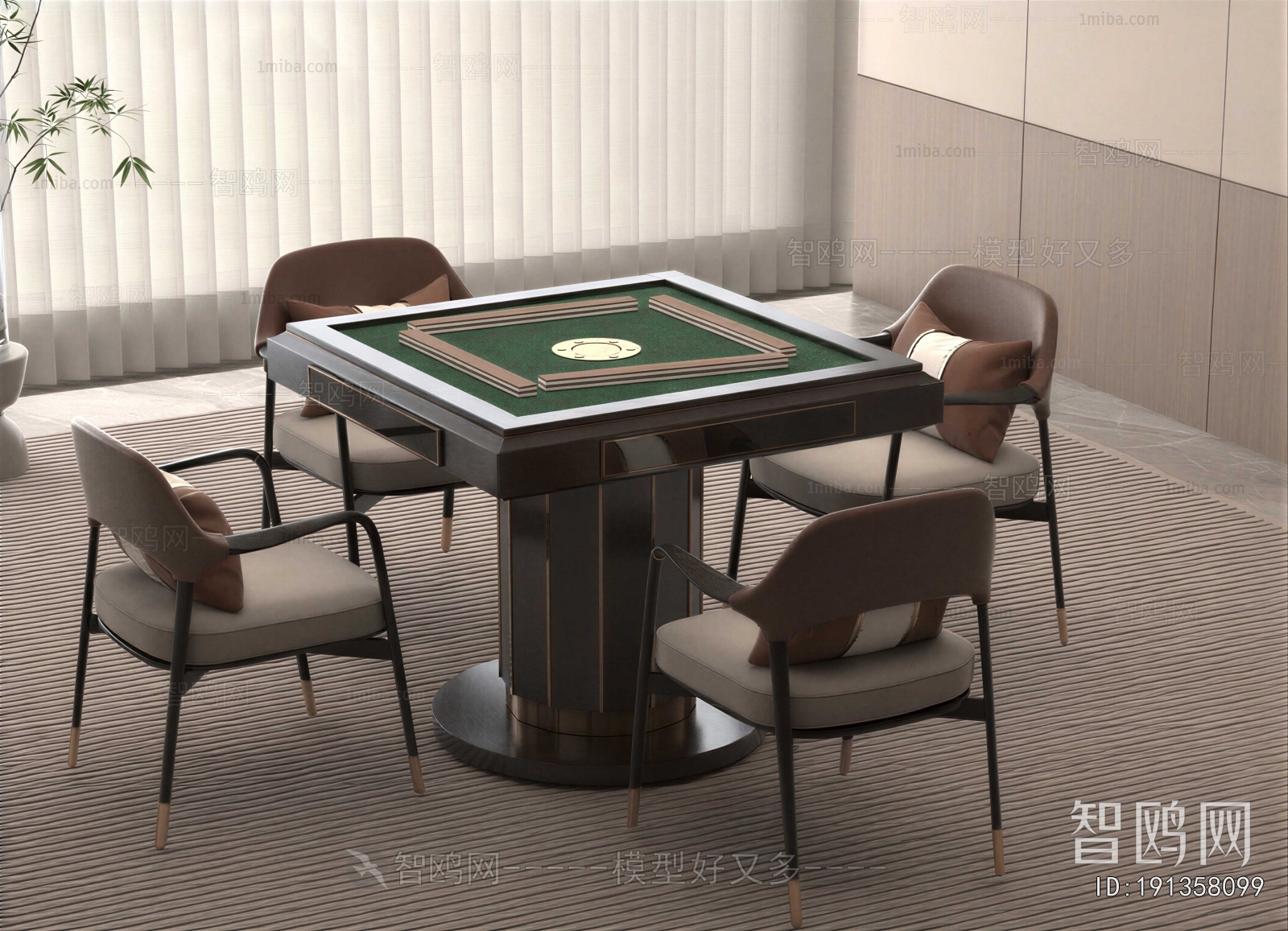 New Chinese Style Mahjong Tables And Chairs