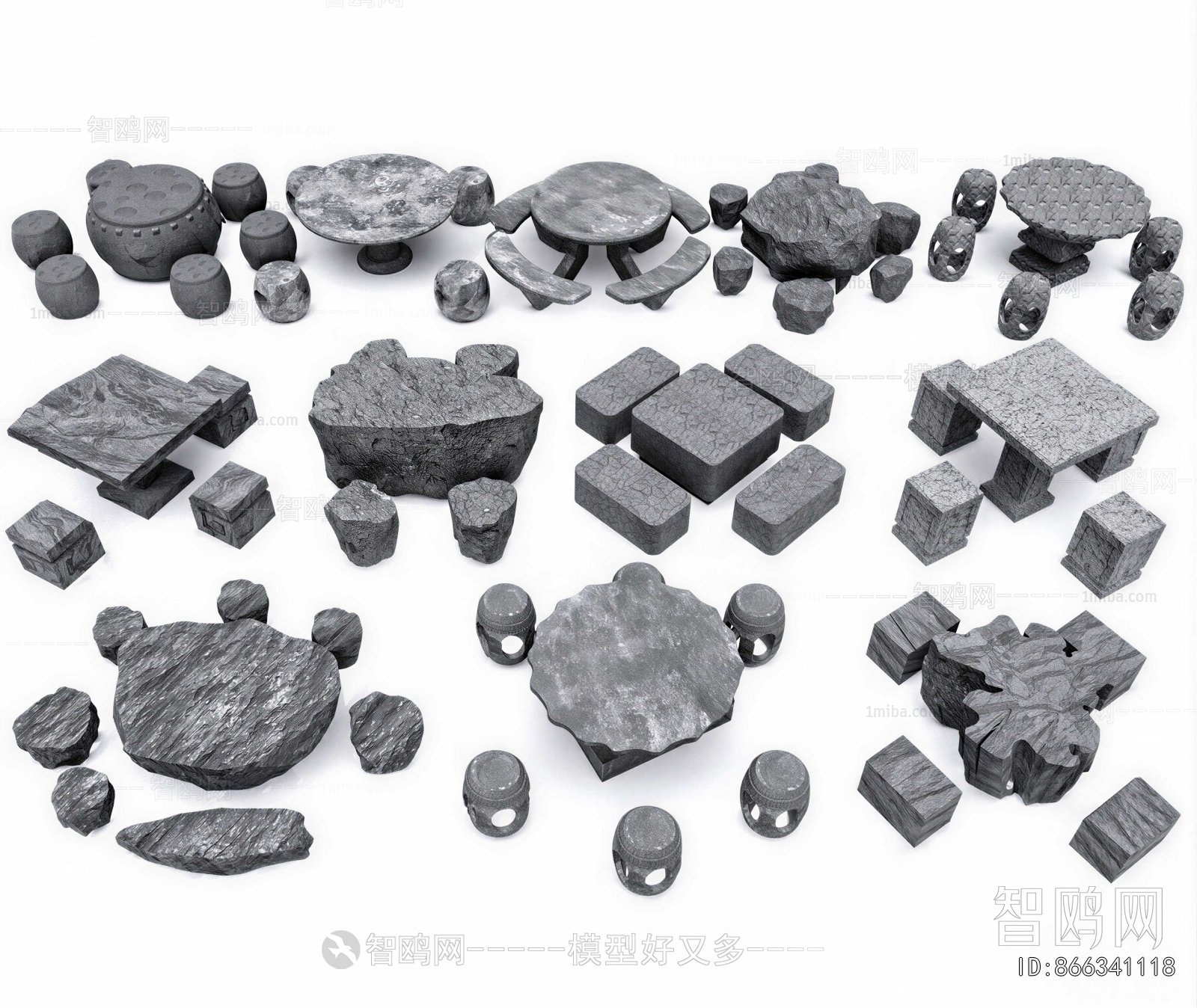 New Chinese Style Outdoor Tables And Chairs