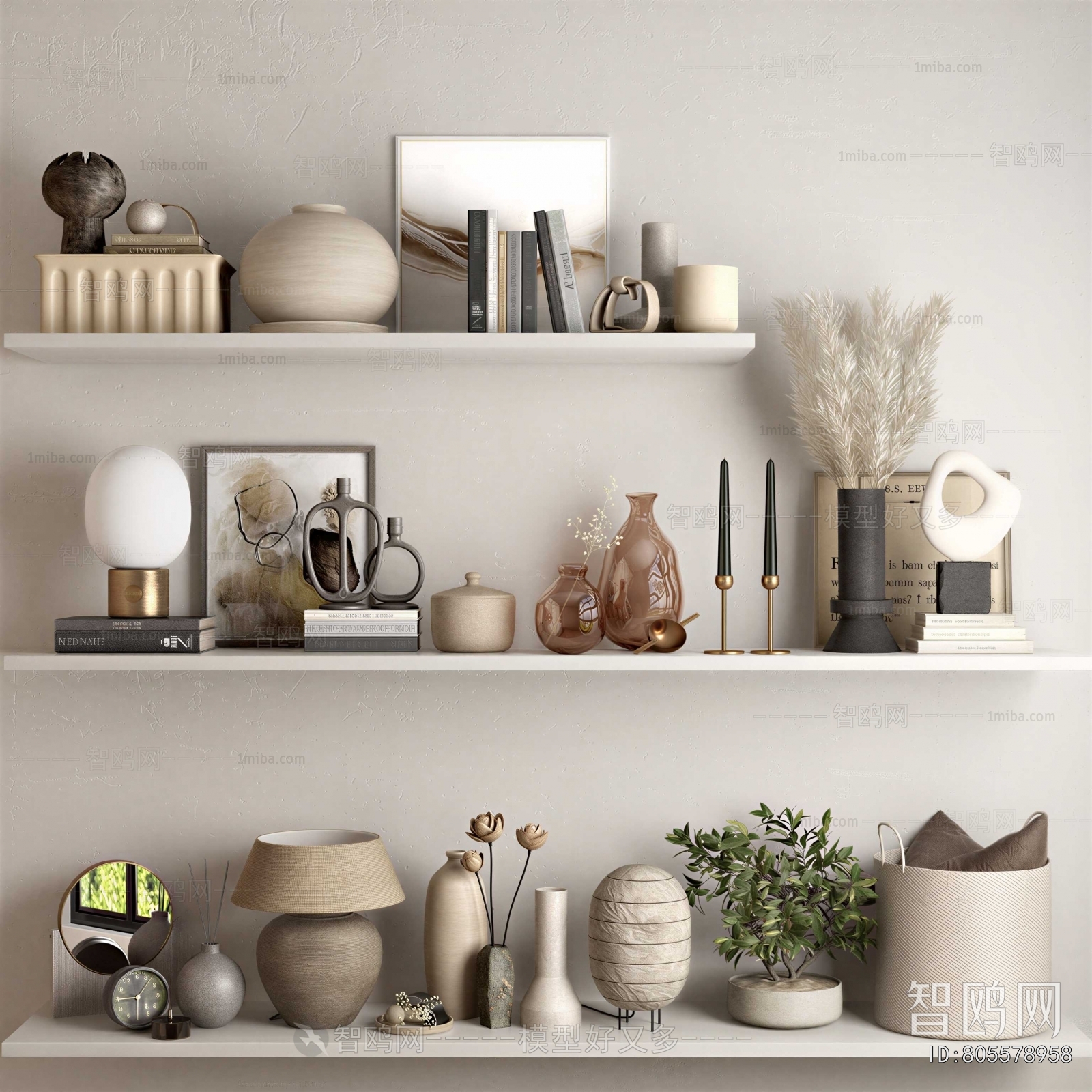 Wabi-sabi Style Decorative Set