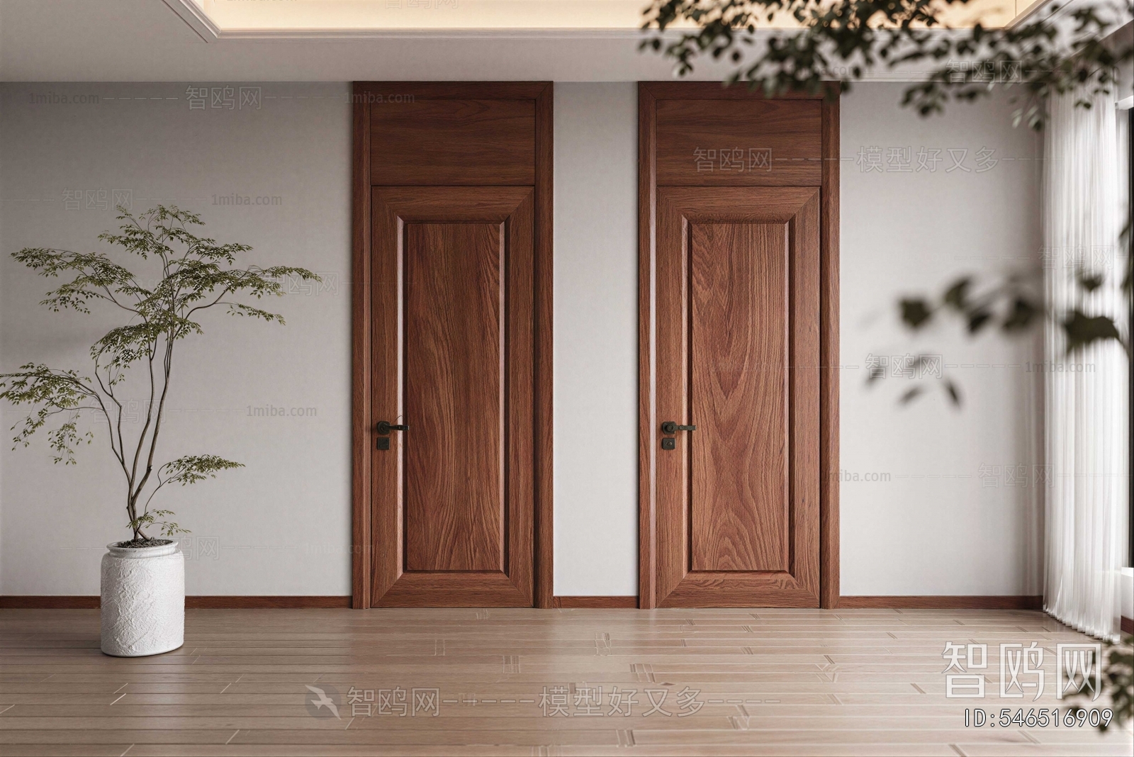 Modern Single Door