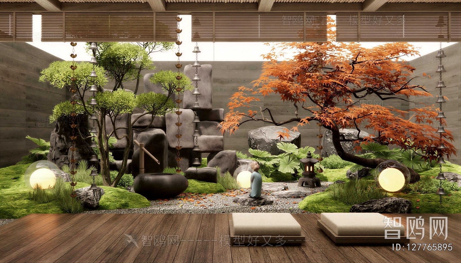 Japanese Style Courtyard/landscape