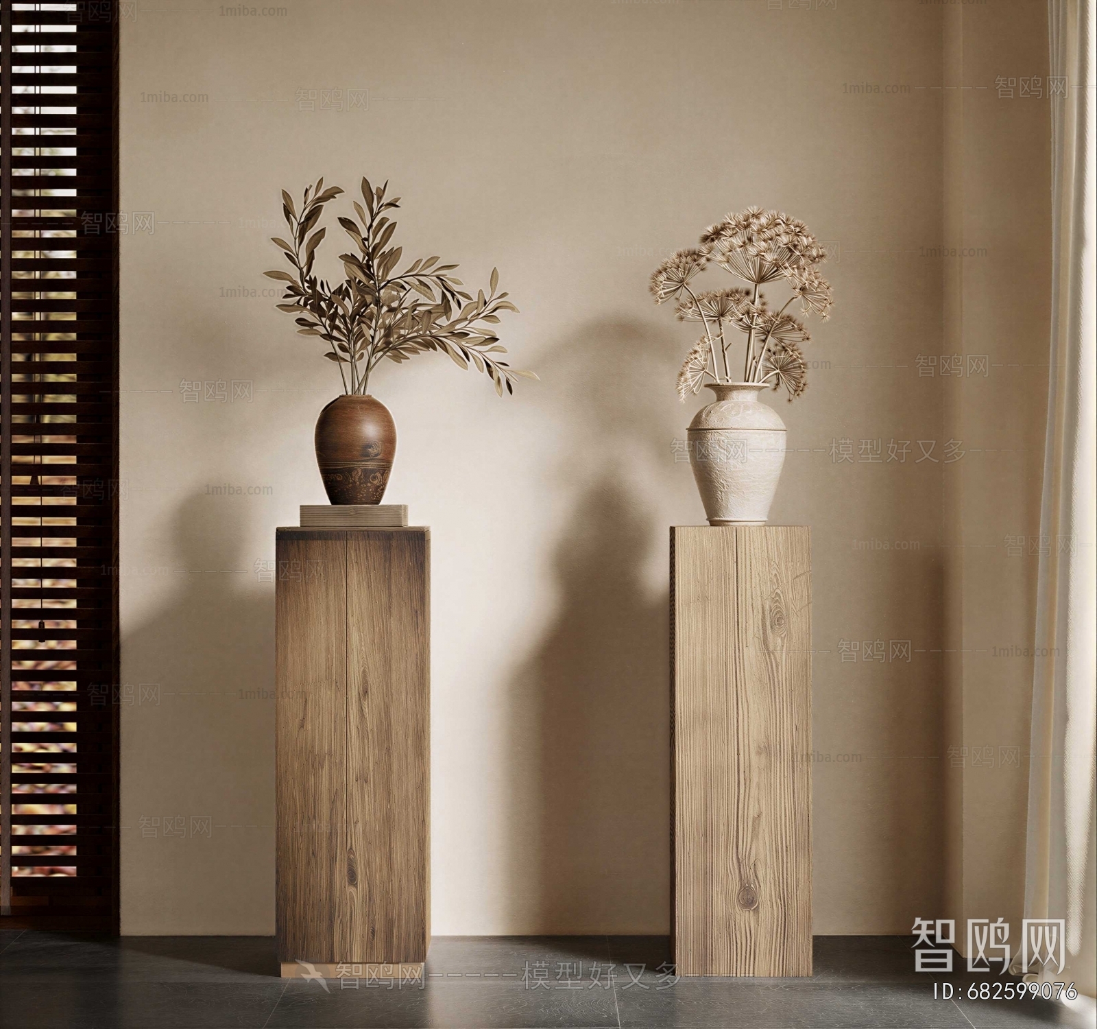 Wabi-sabi Style Dried Branch