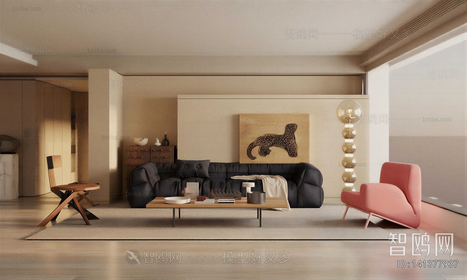 Wabi-sabi Style A Living Room