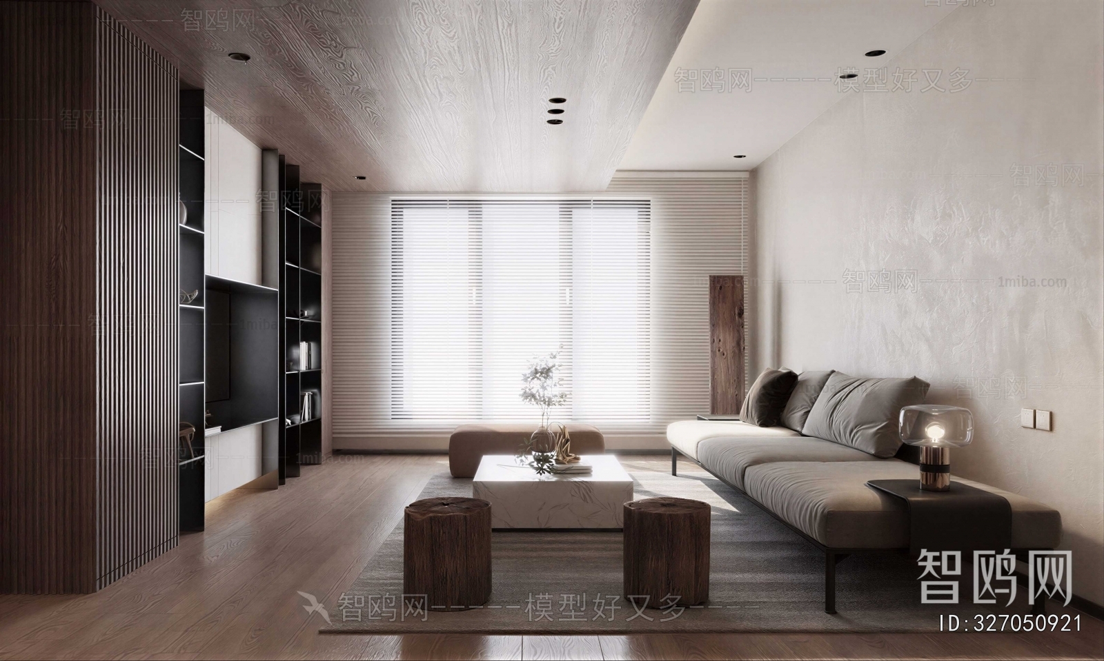 Wabi-sabi Style A Living Room