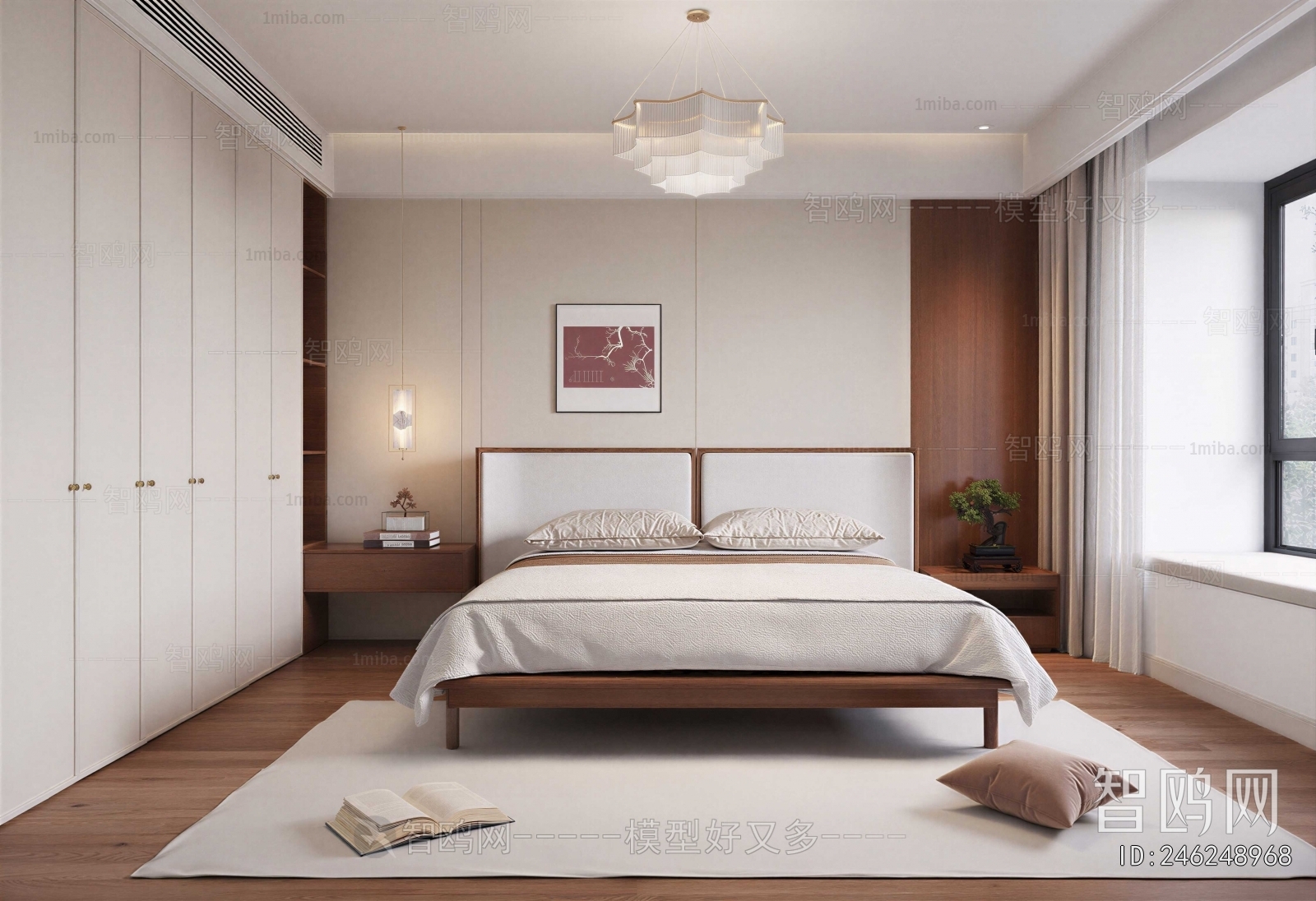 New Chinese Style Bedroom