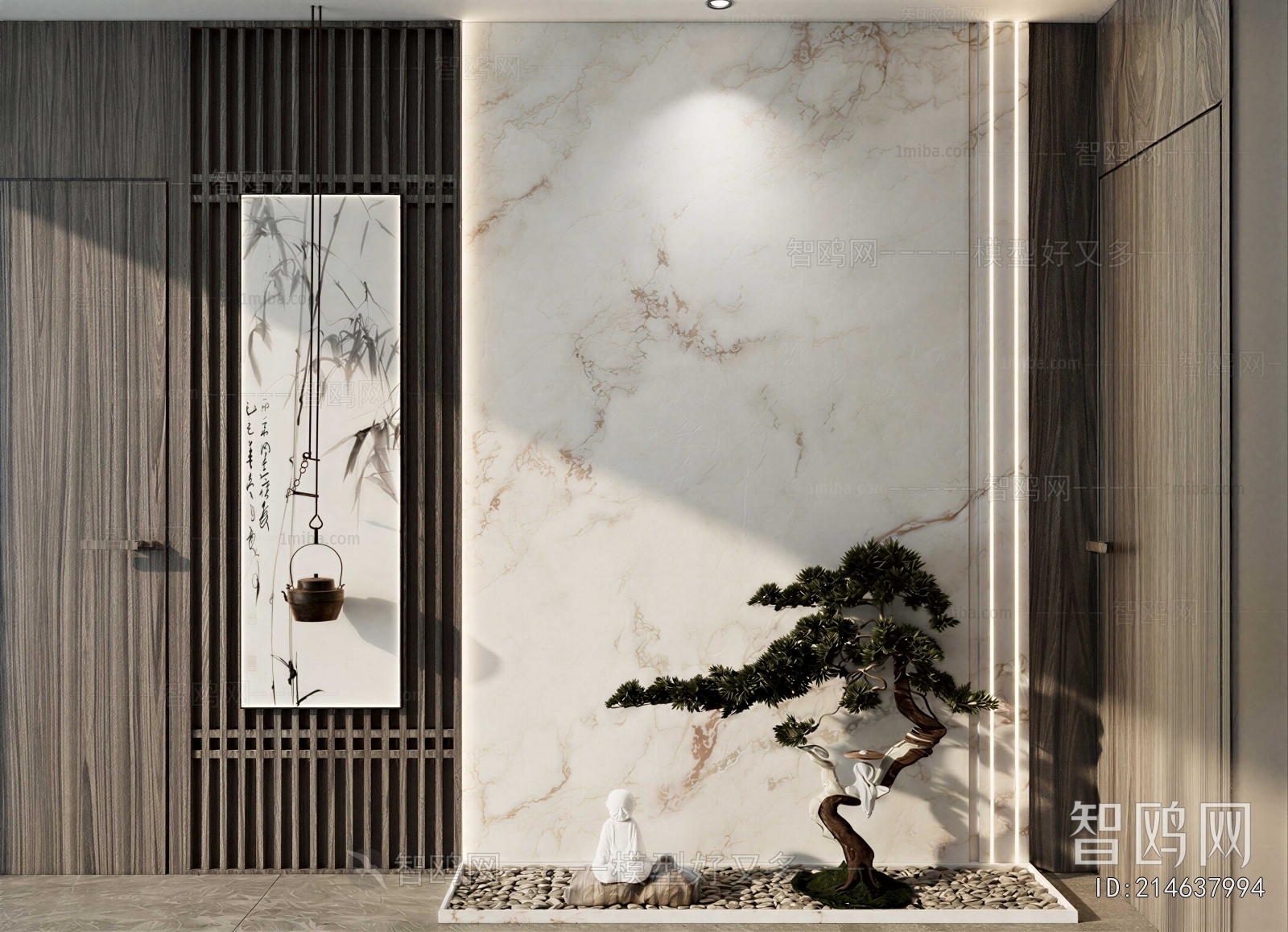 New Chinese Style Plant Landscaping