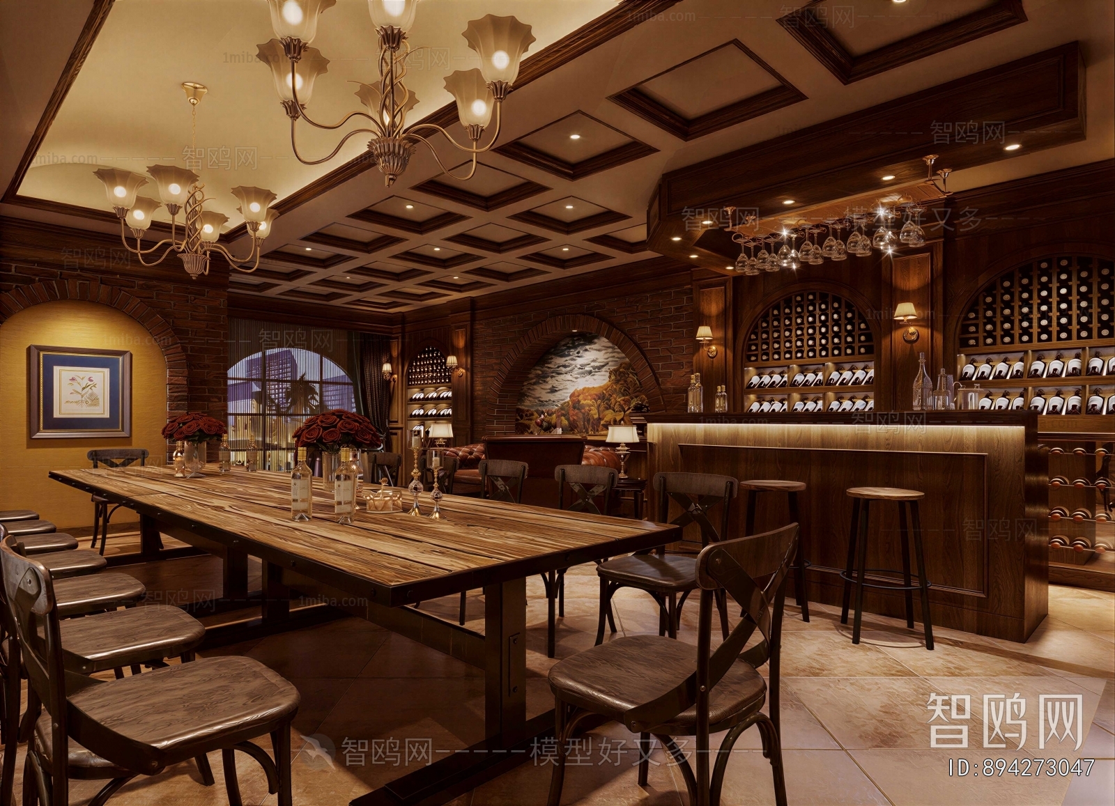 American Style Wine Cellar/Wine Tasting Room