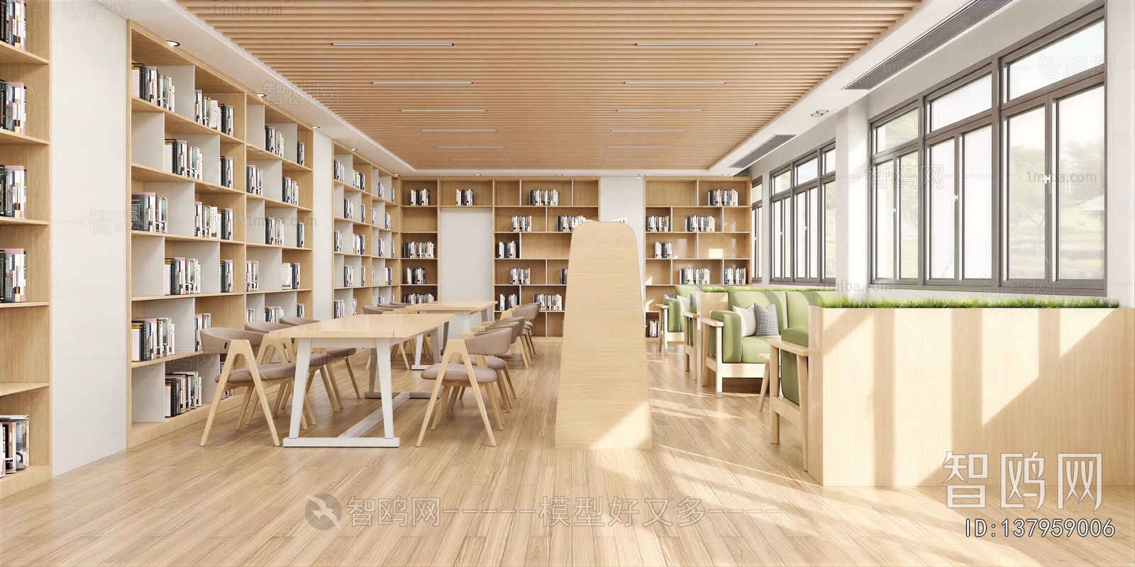 Modern Bookstore Book Bar