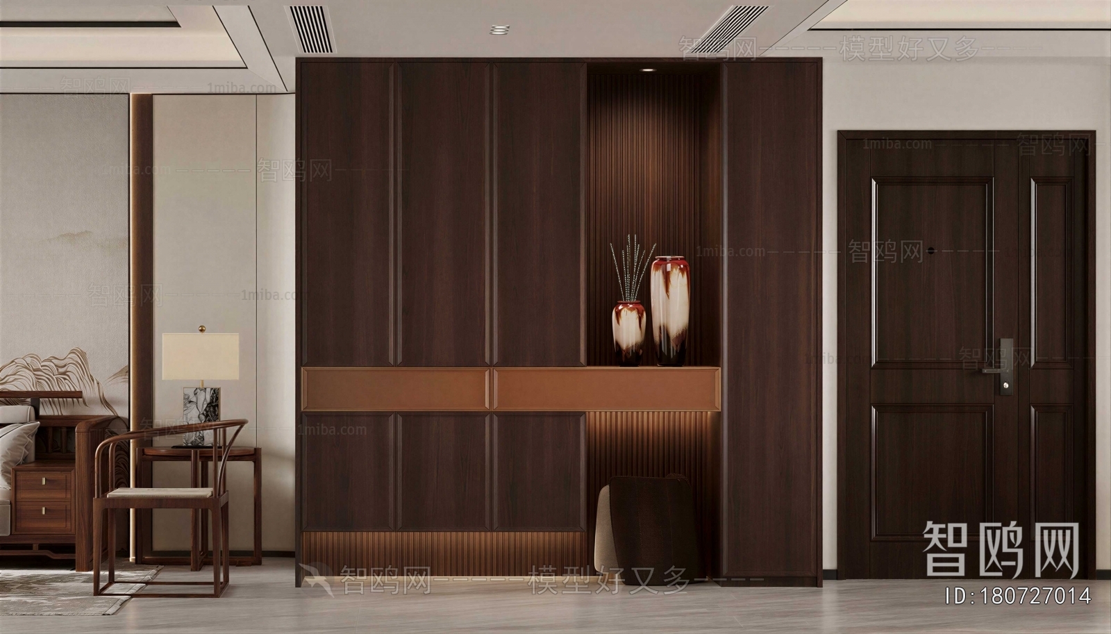 New Chinese Style Shoe Cabinet