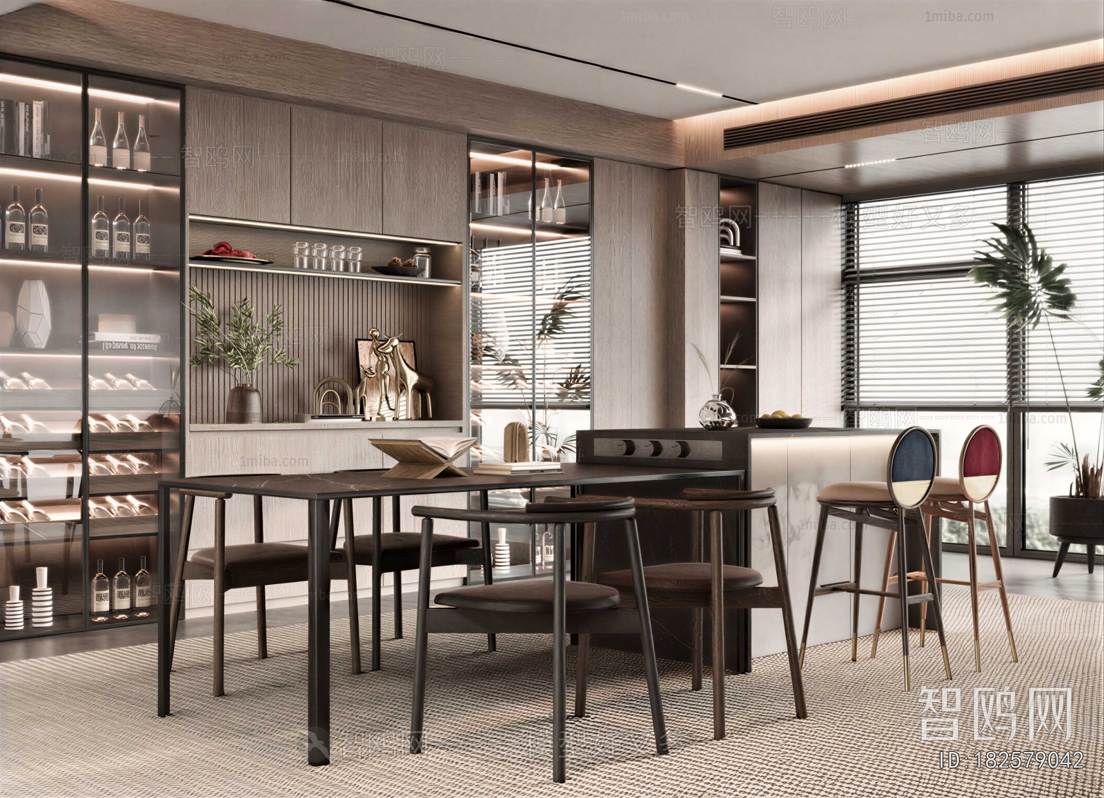 New Chinese Style Dining Room