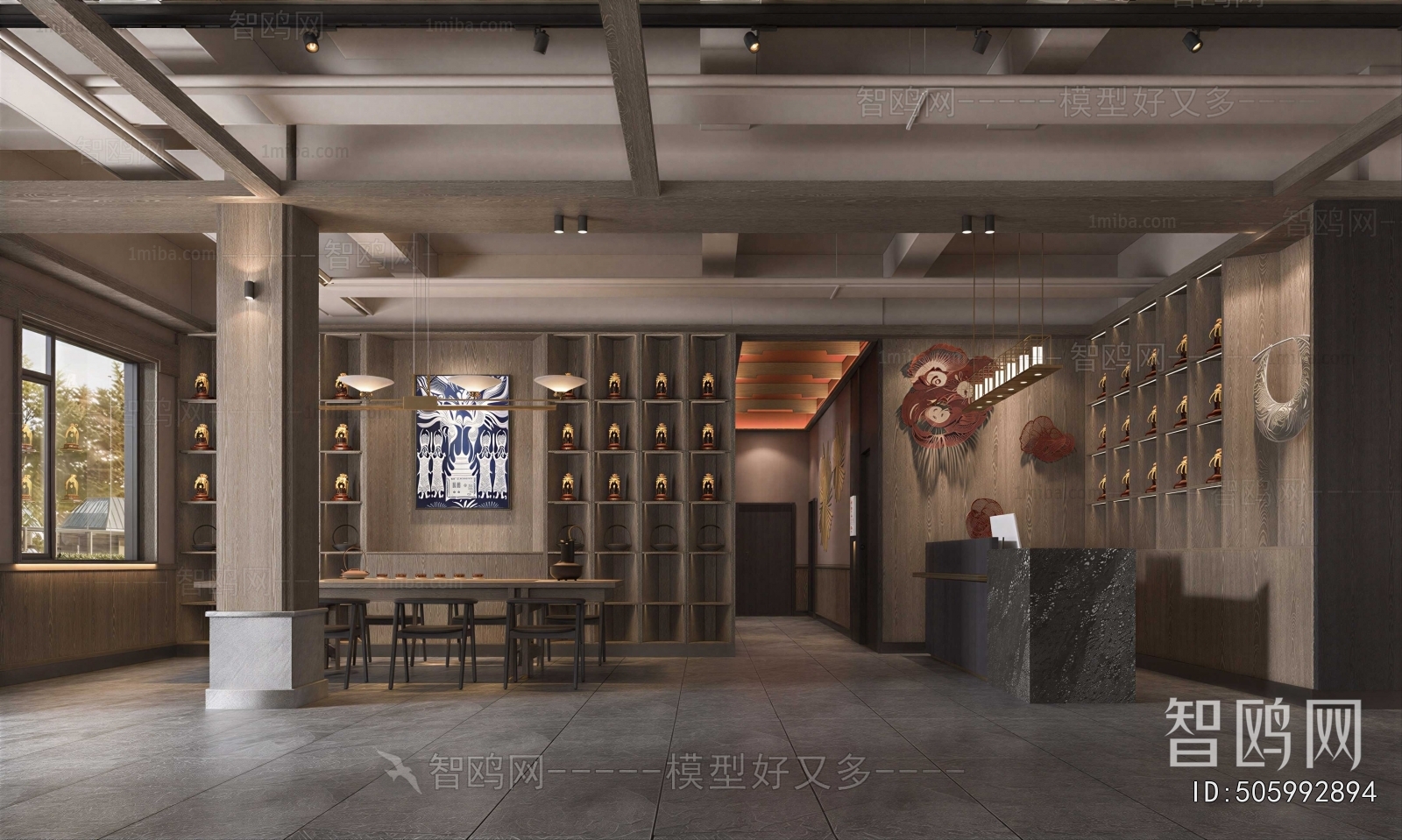 New Chinese Style Teahouse Tea House