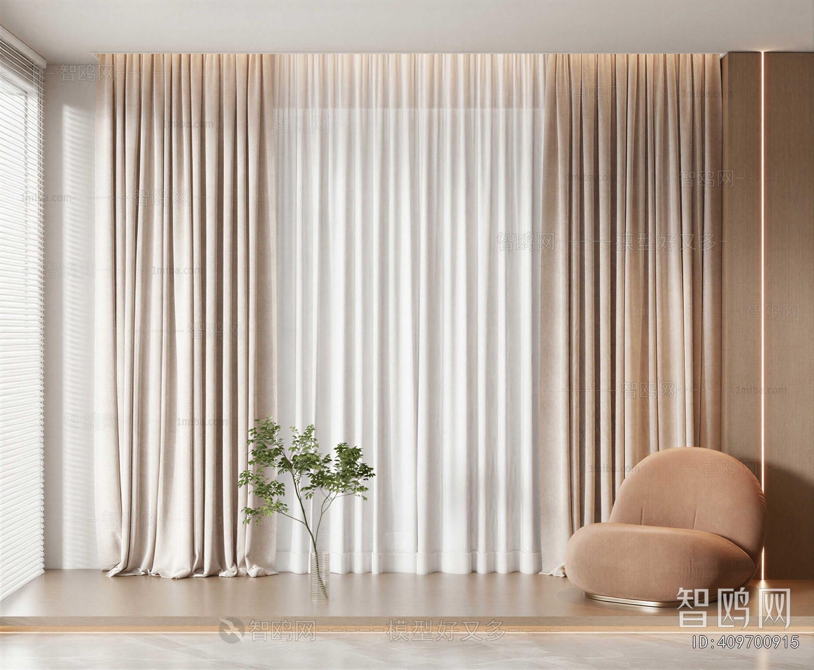 Modern The Curtain