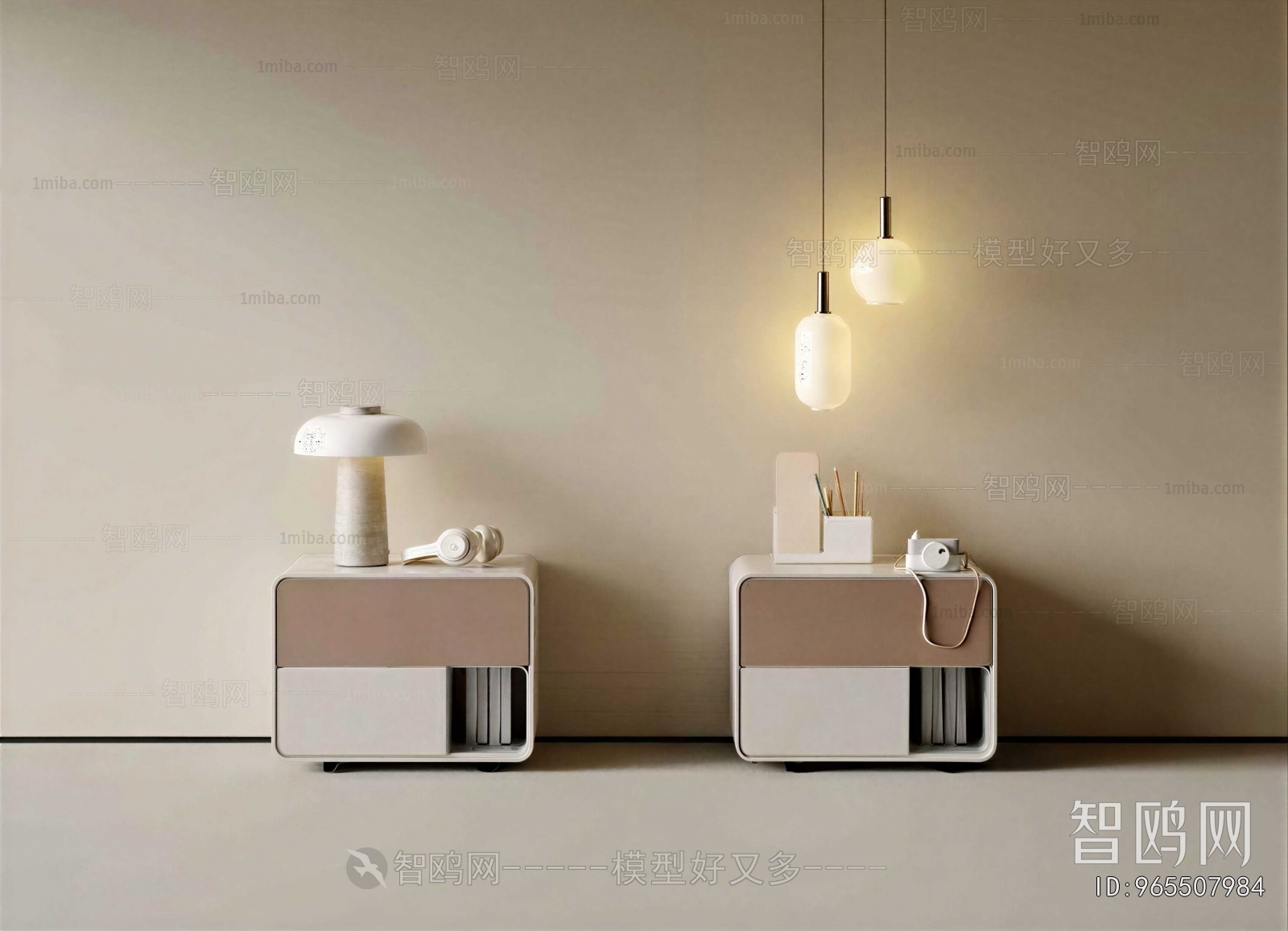 Modern Bedside Cupboard