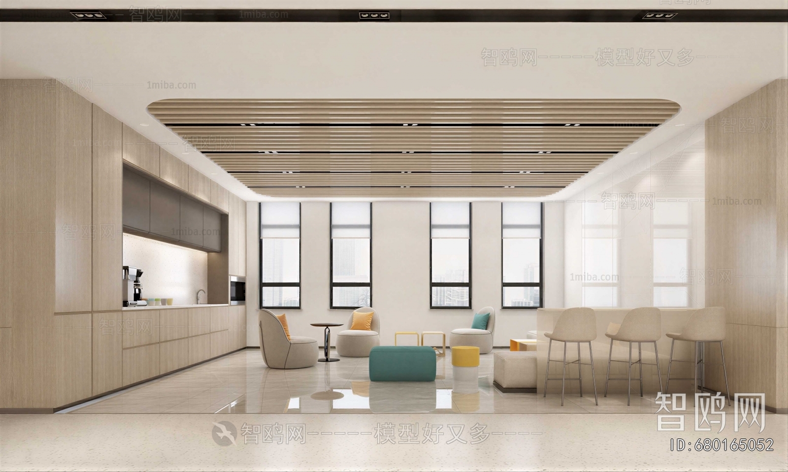 Modern Office Rest Area