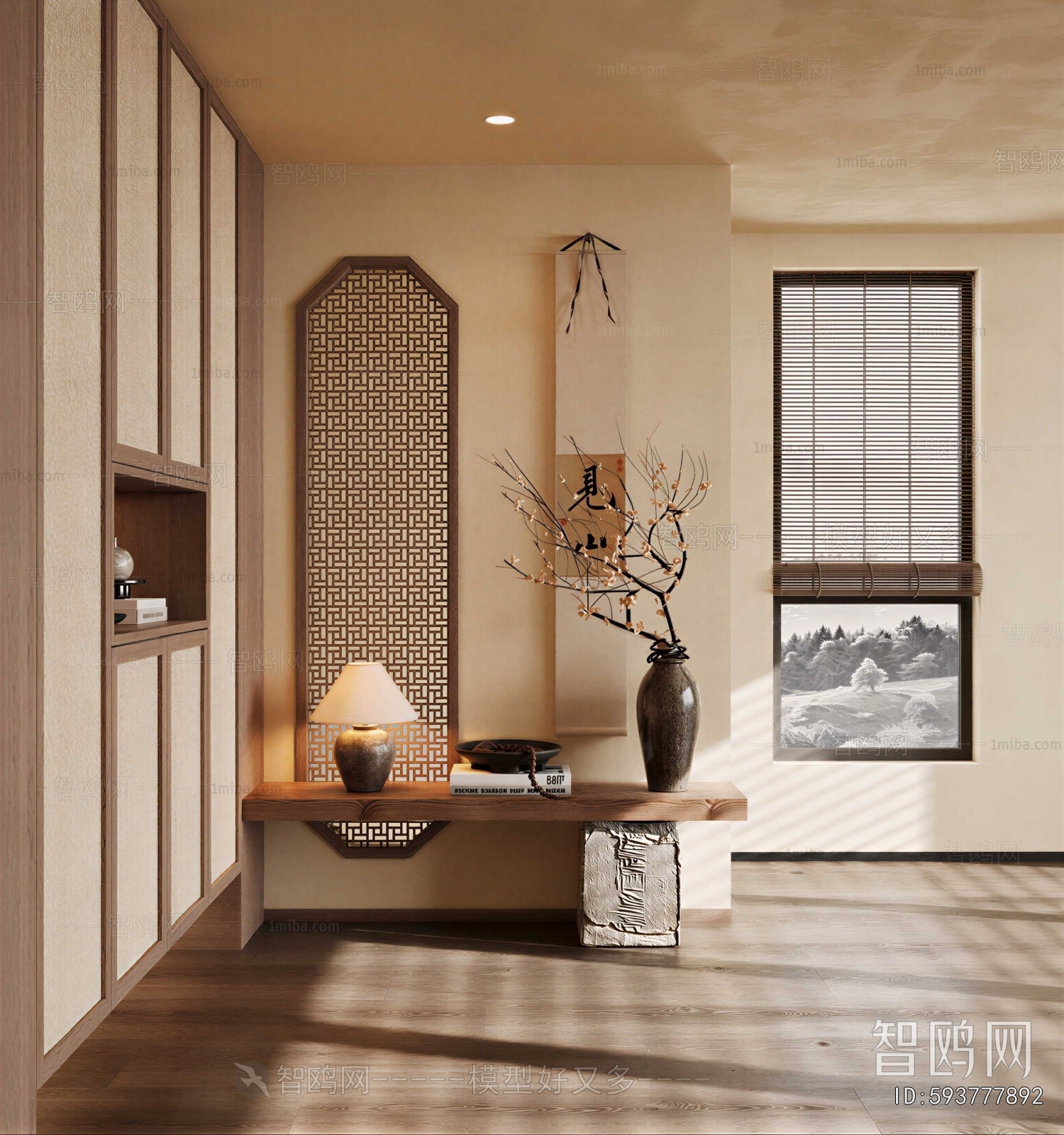 New Chinese Style Hallway