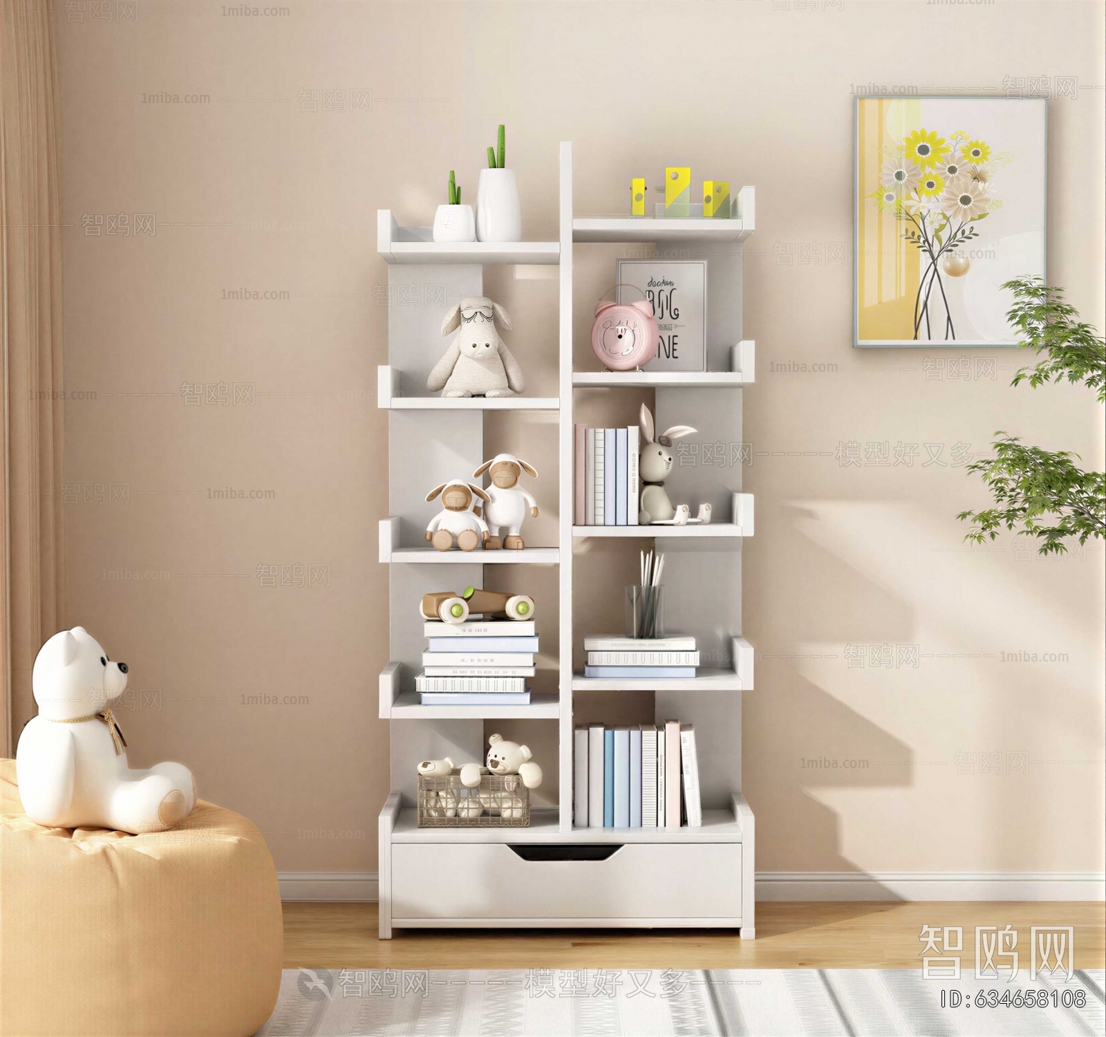Nordic Style Bookshelf