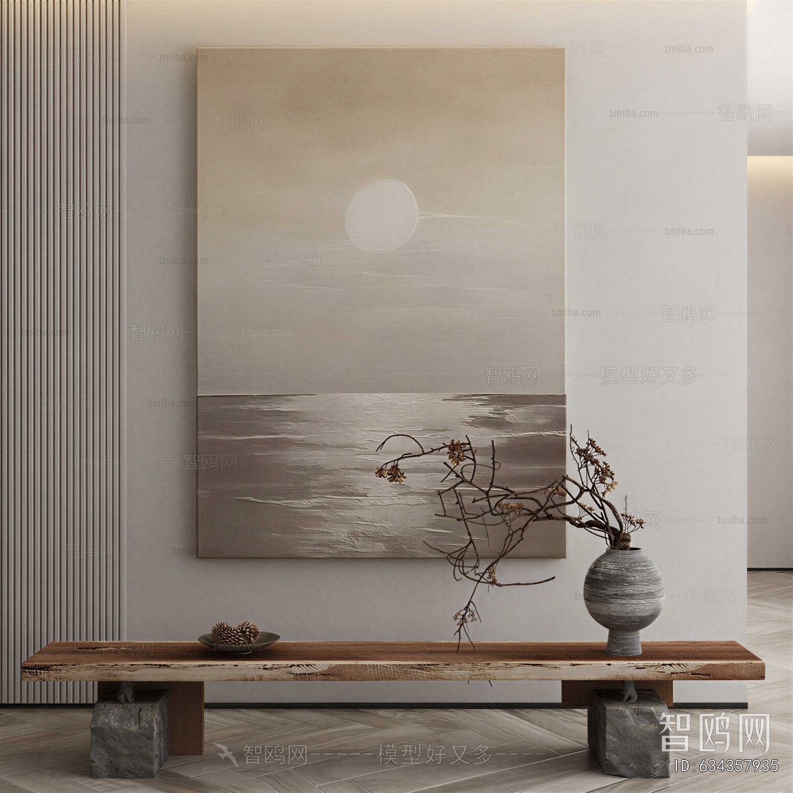 Wabi-sabi Style Painting