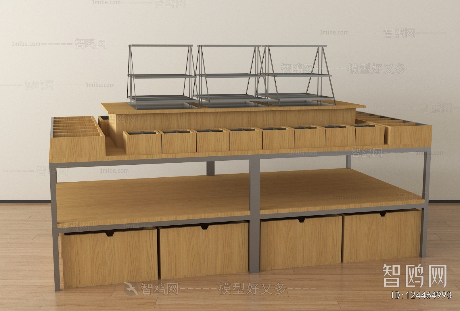 Modern Supermarket Shelf