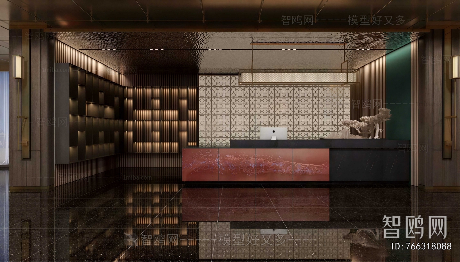 New Chinese Style Lobby Hall