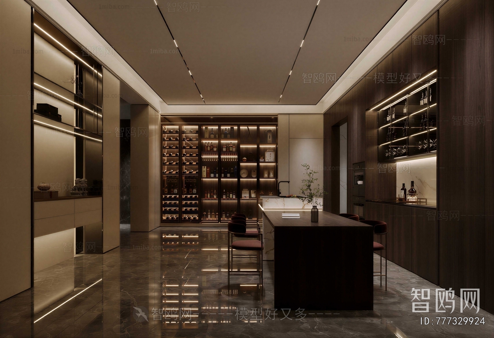 Modern Wine Cellar/Wine Tasting Room